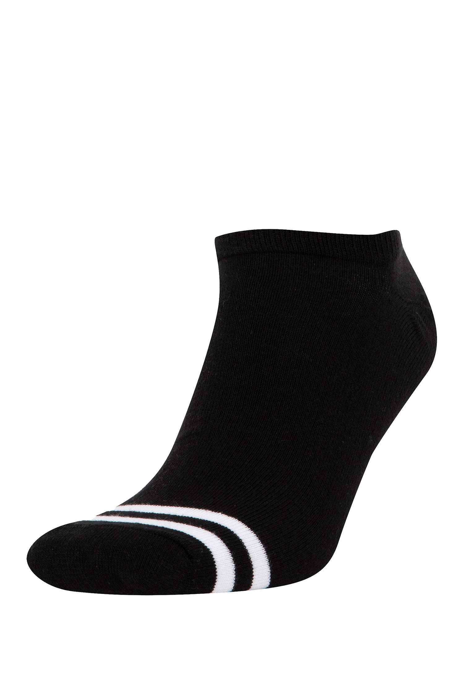 Defacto Erkek 5'lı Pamuklu Sneaker Çorap. 3