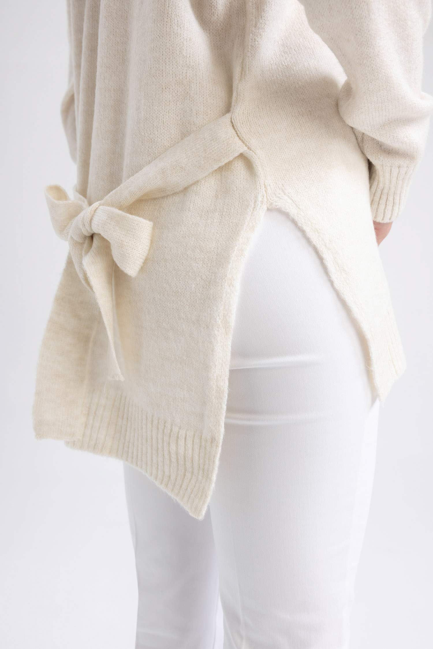 Relax Fit Crew Neck Pullover Tunic