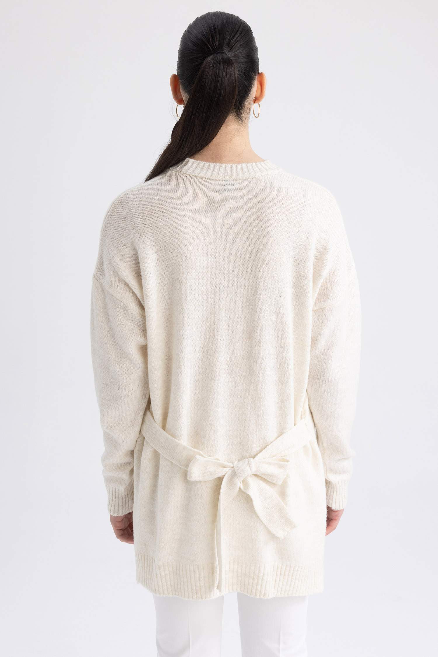 Relax Fit Crew Neck Pullover Tunic