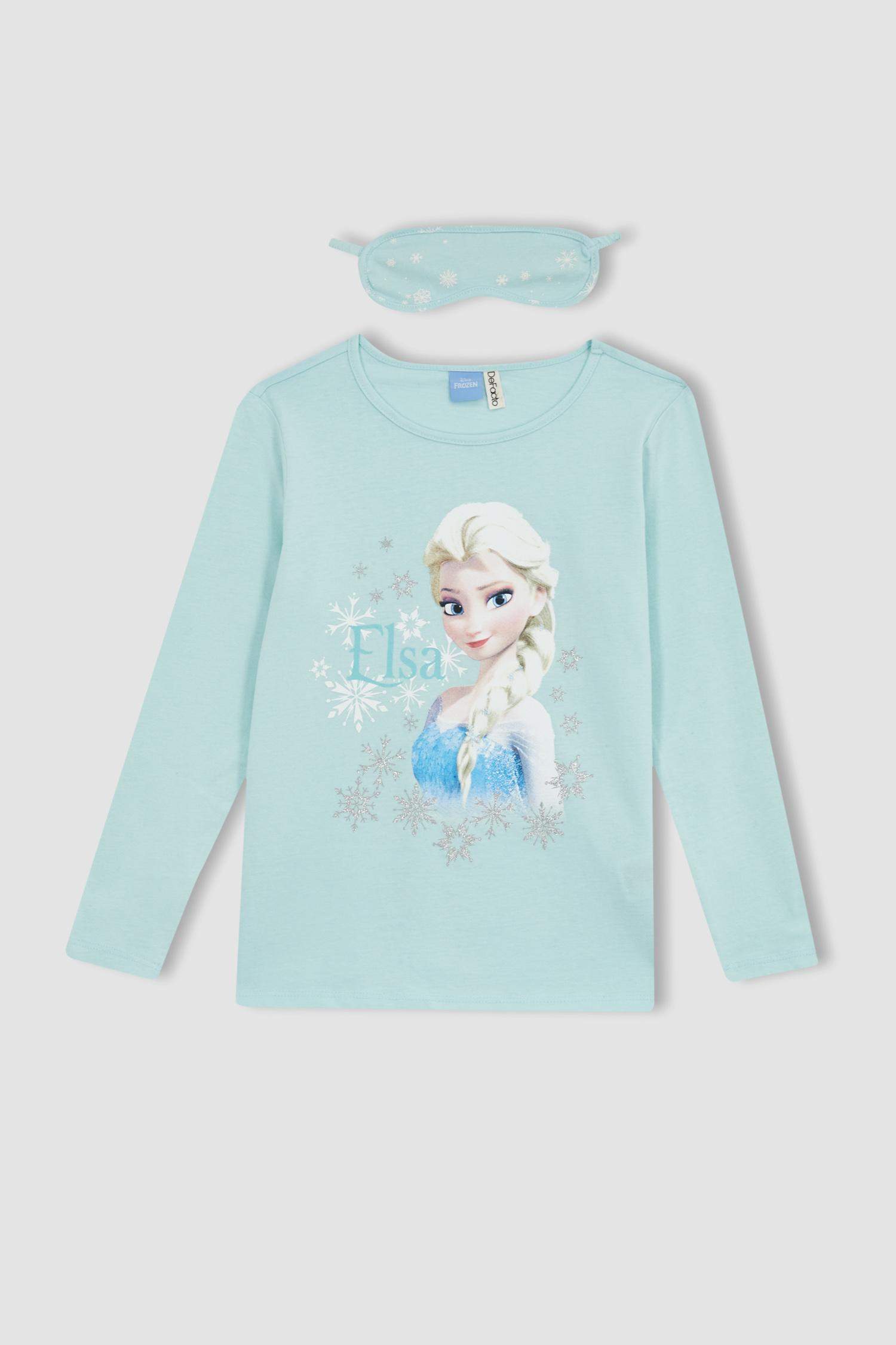 سيت بجامة قصة عادية Frozen مرخص من من قطعتين