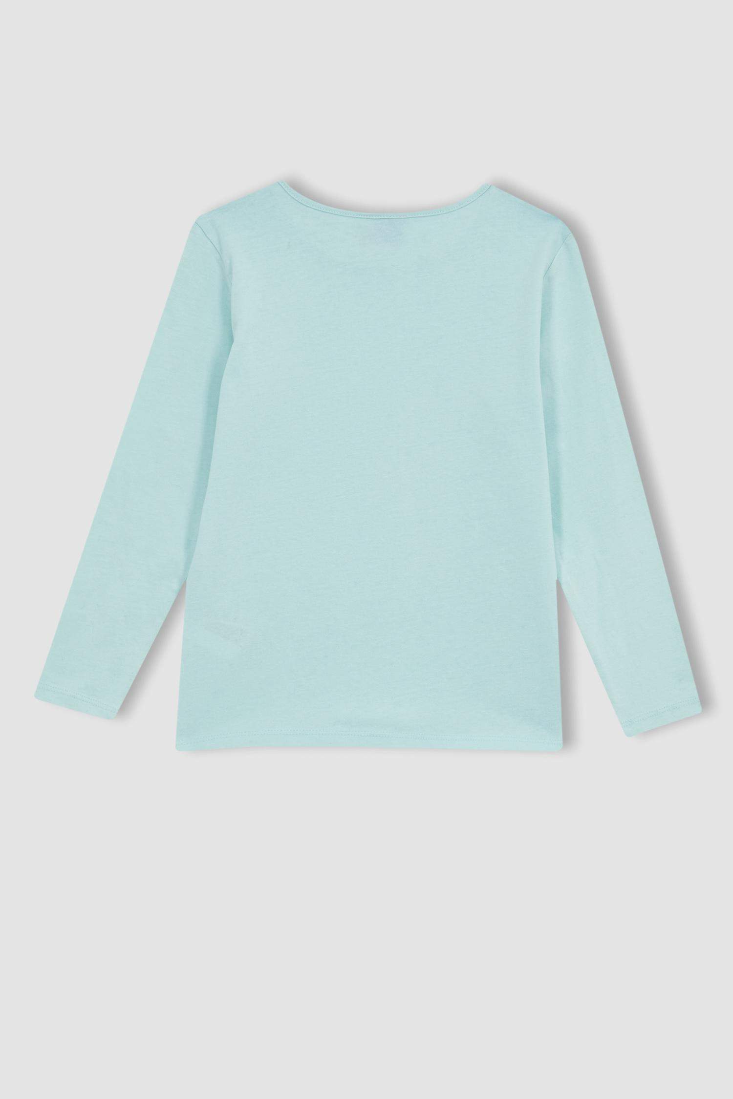 سيت بجامة قصة عادية Frozen مرخص من من قطعتين