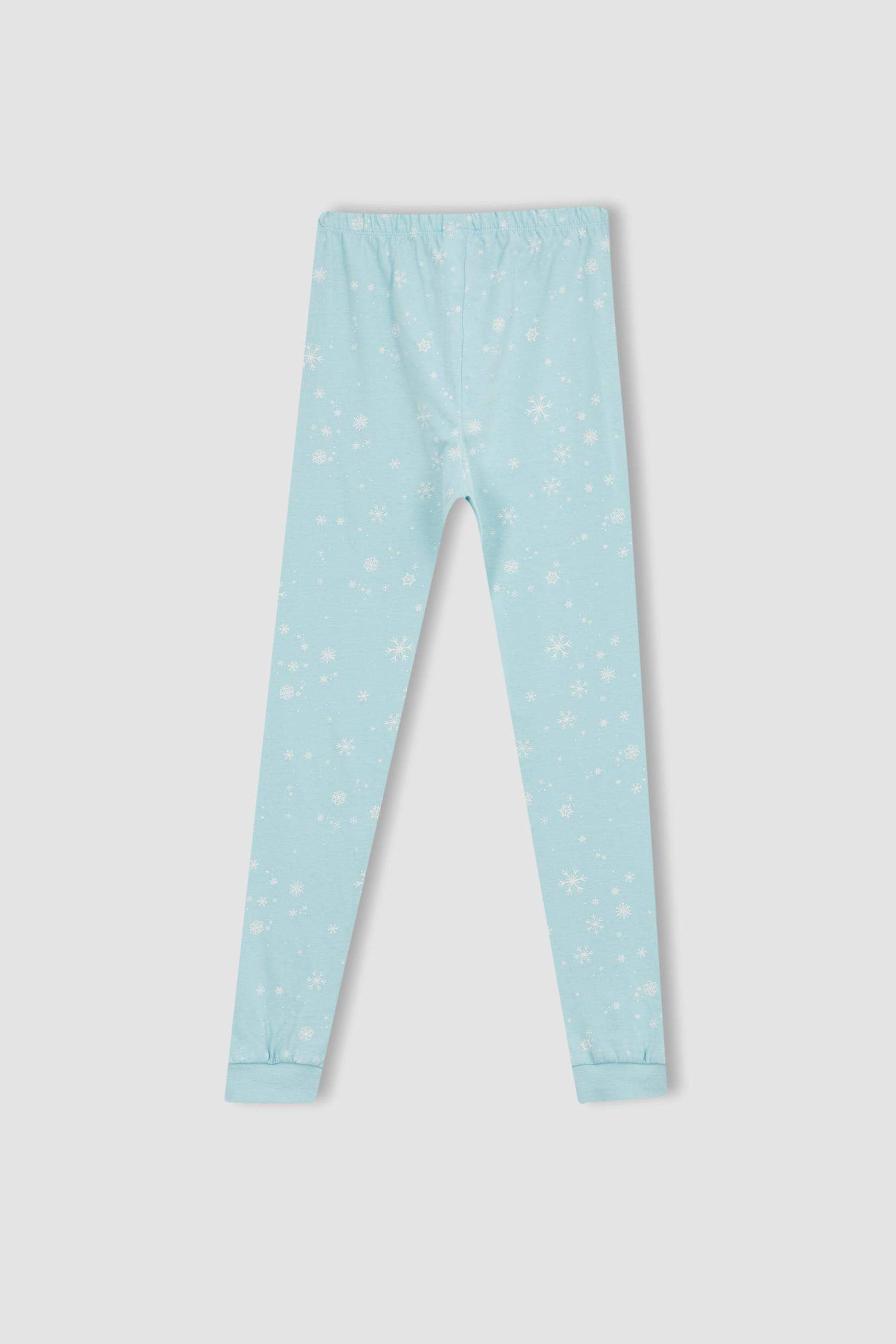 سيت بجامة قصة عادية Frozen مرخص من من قطعتين