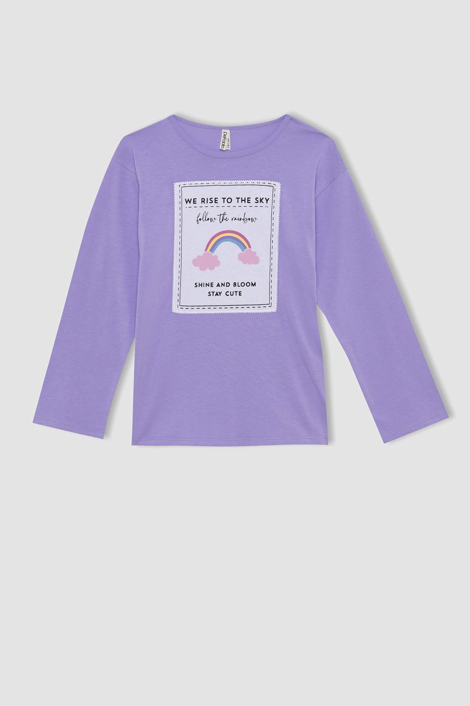 Қыздарға қалыпты пішім 2 Трикотаж пижамалар