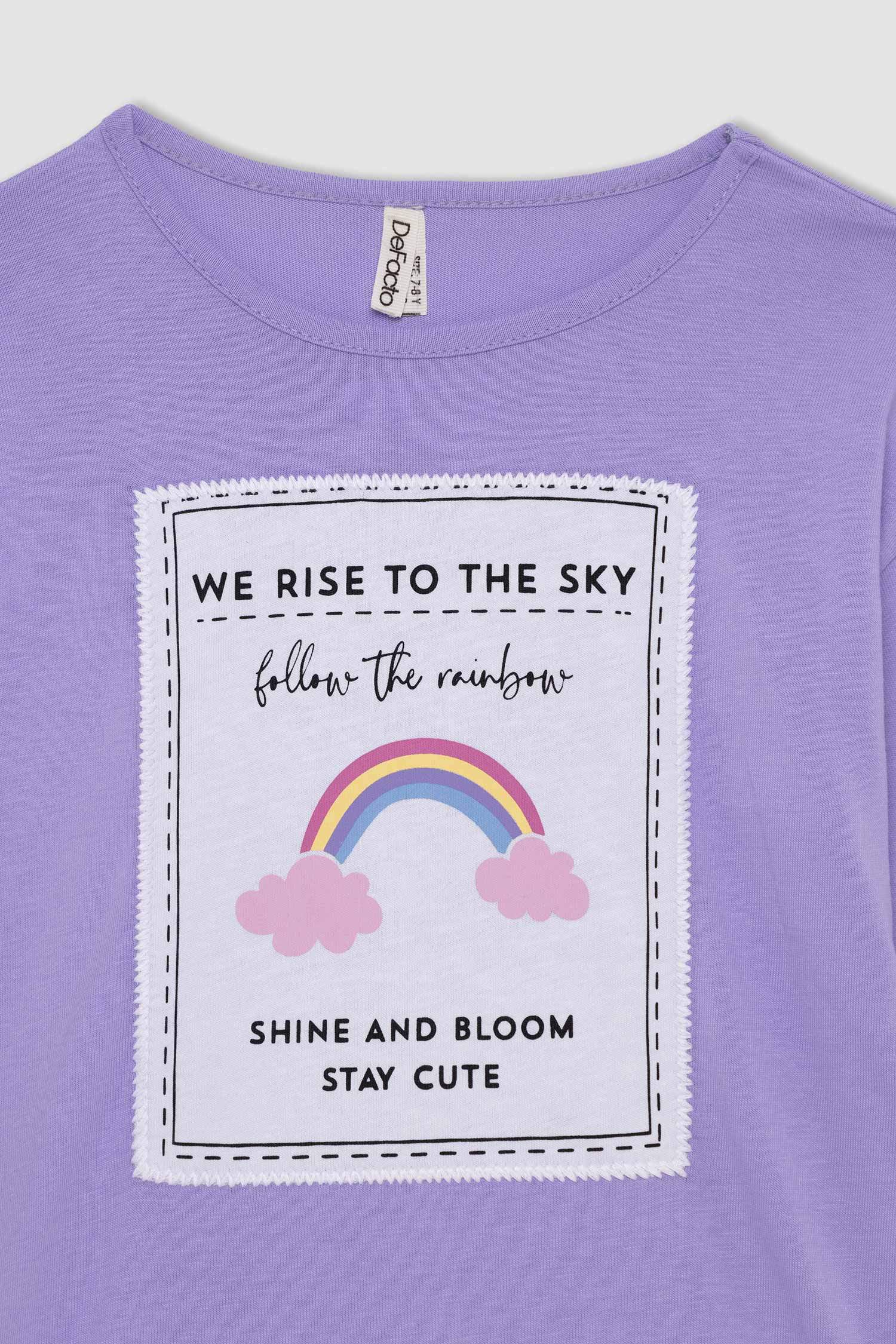 Қыздарға қалыпты пішім 2 Трикотаж пижамалар