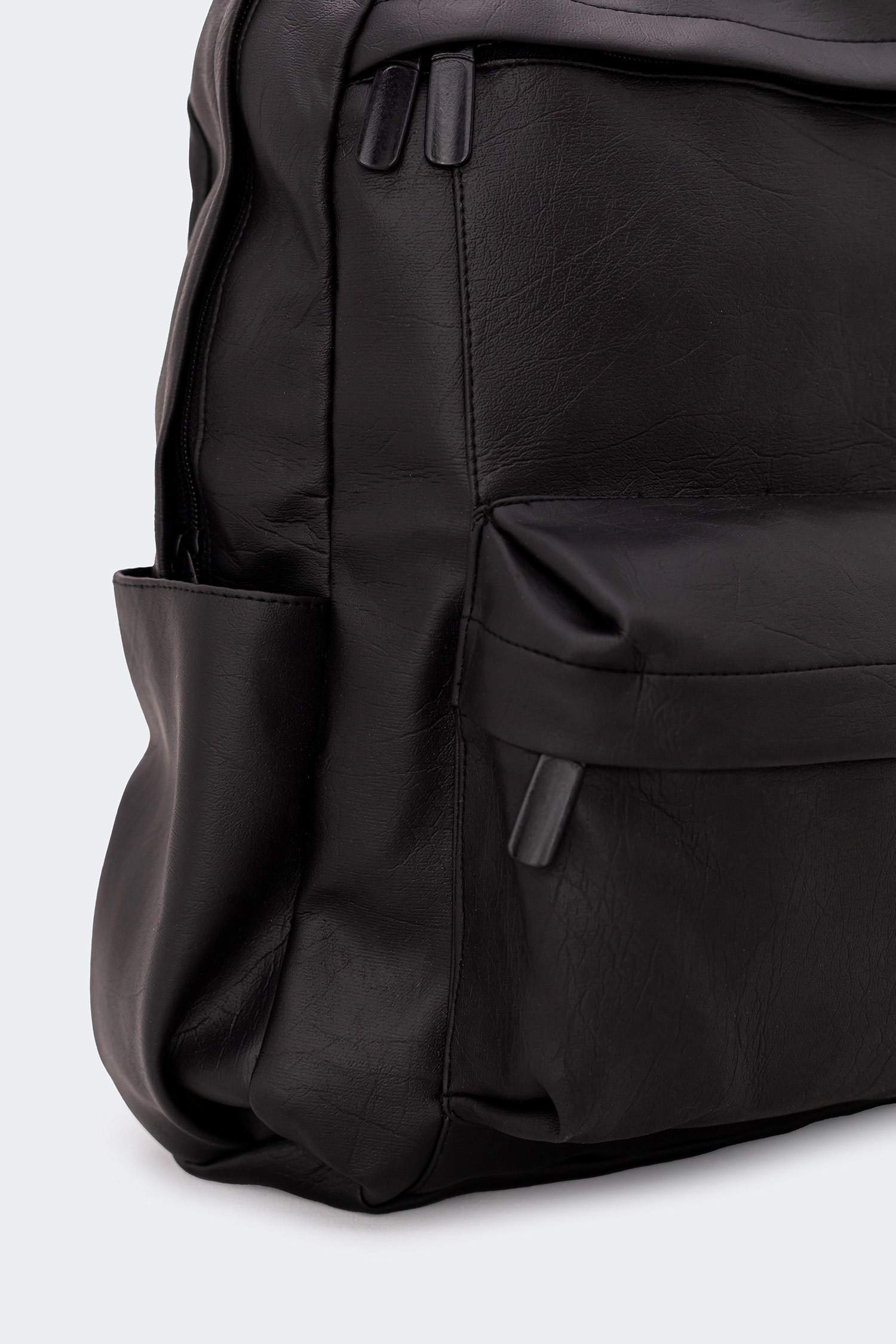 Faux Leather Backpack
