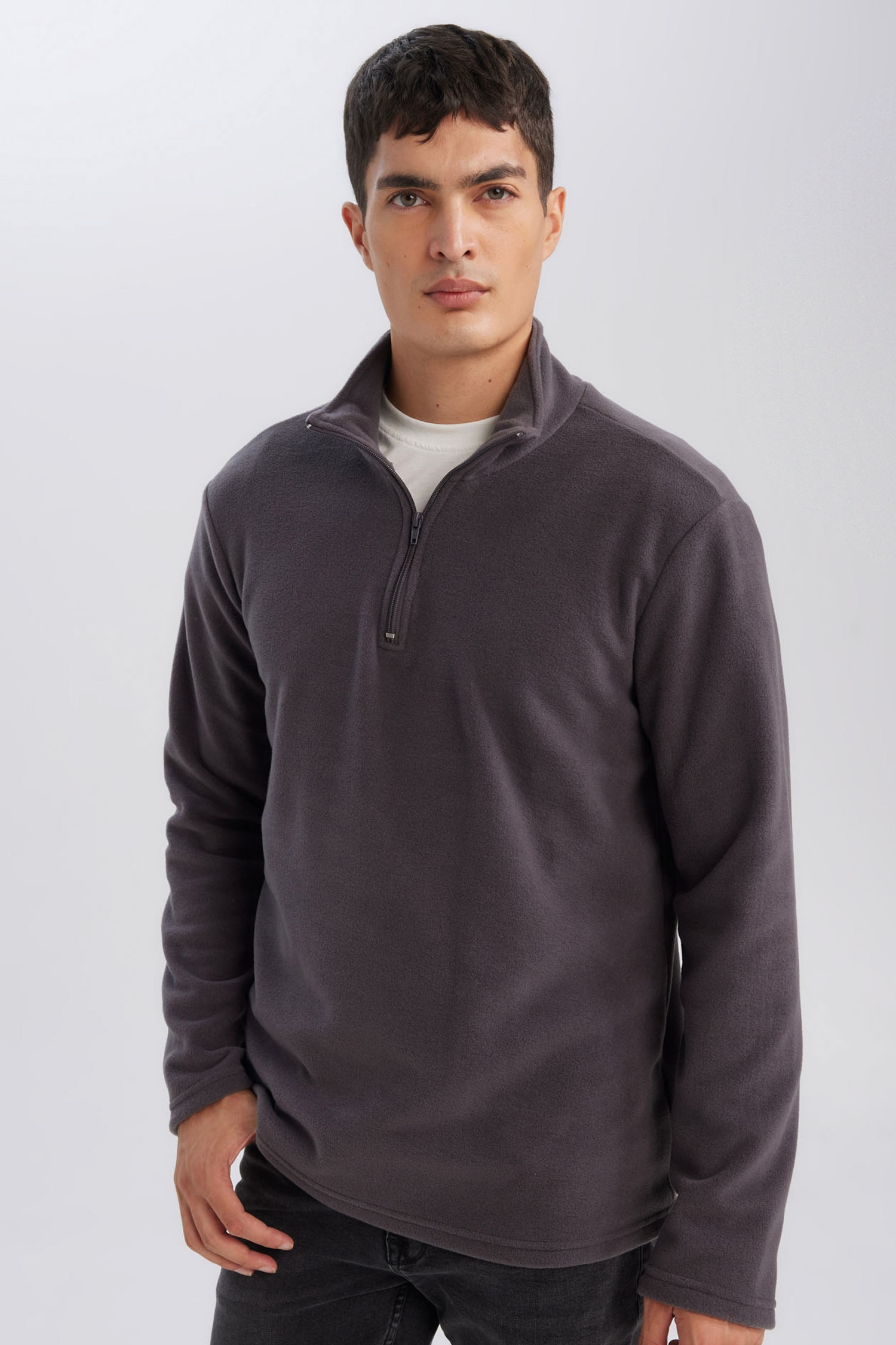 DeFacto Regular Fıt Polar Sweatshirt