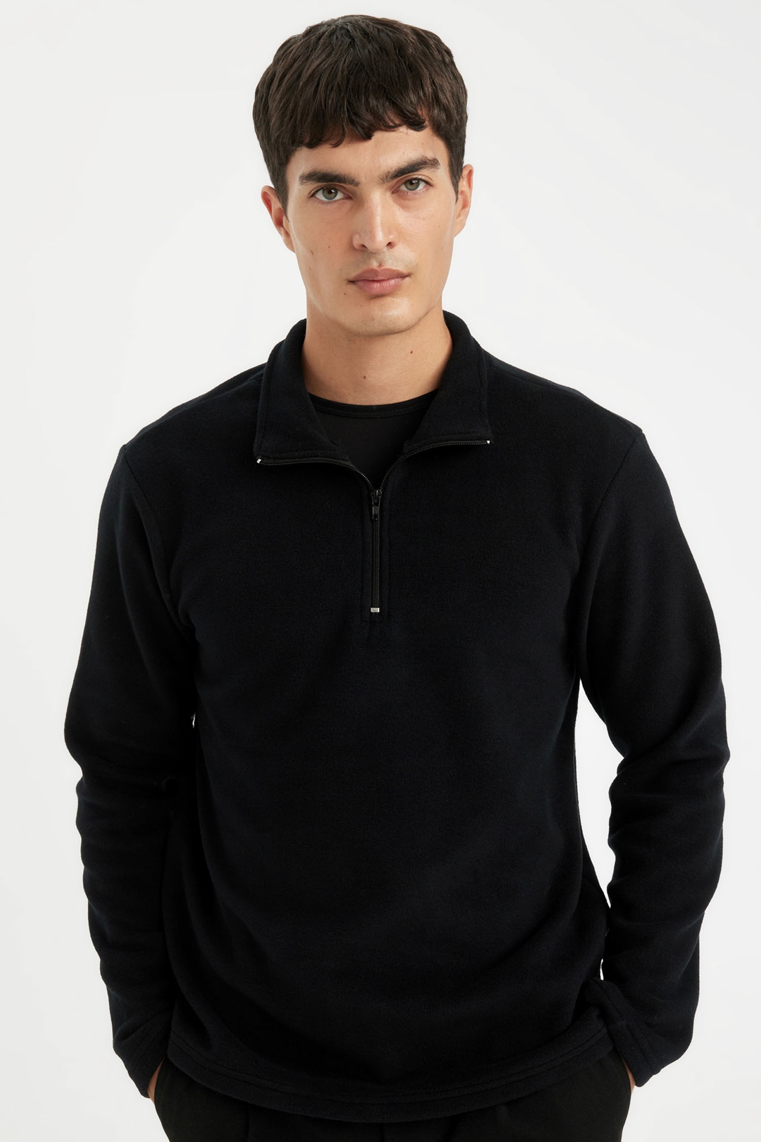 DeFacto Regular Fıt Polar Sweatshirt