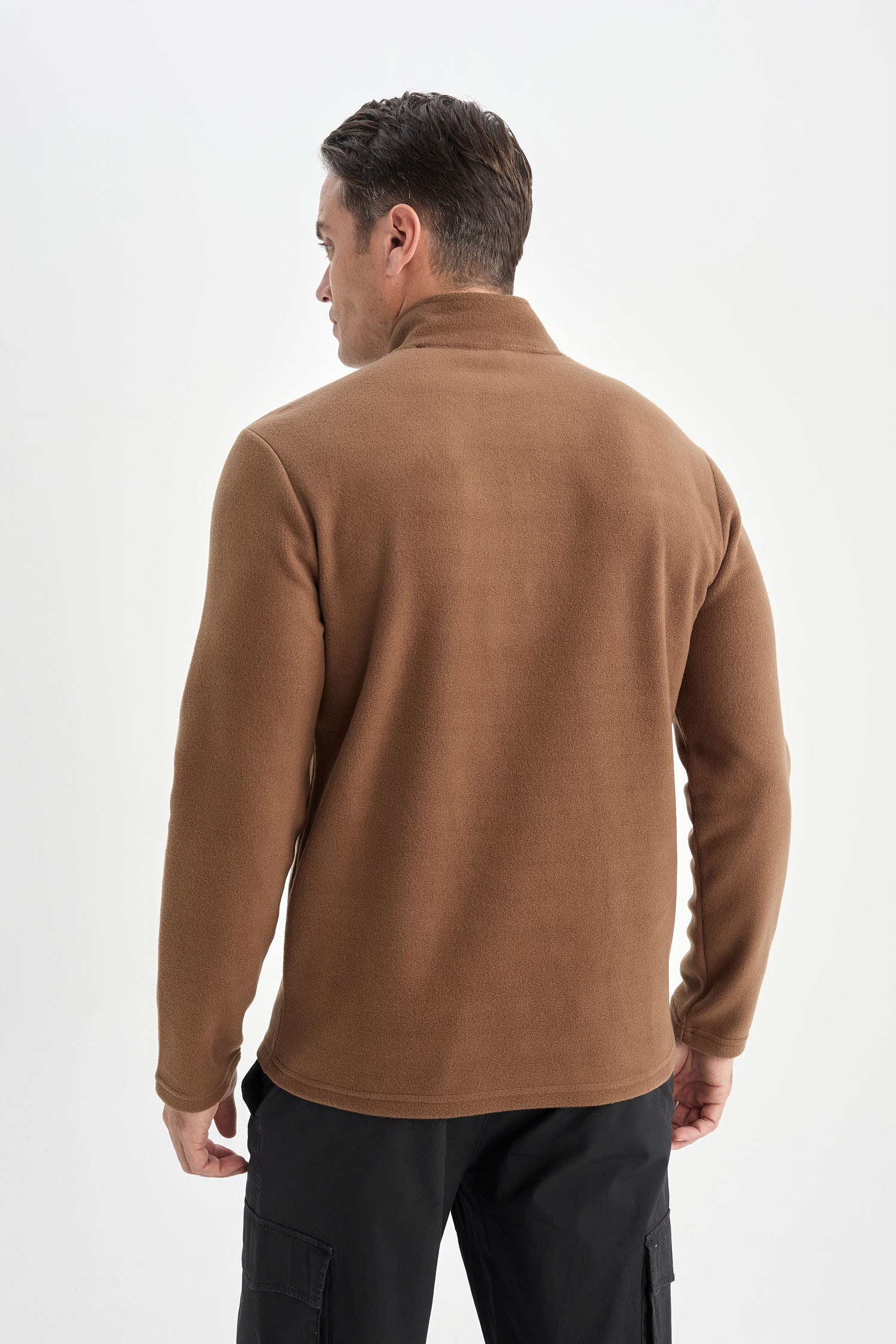 DeFacto Regular Fıt Polar Sweatshirt görsel 6