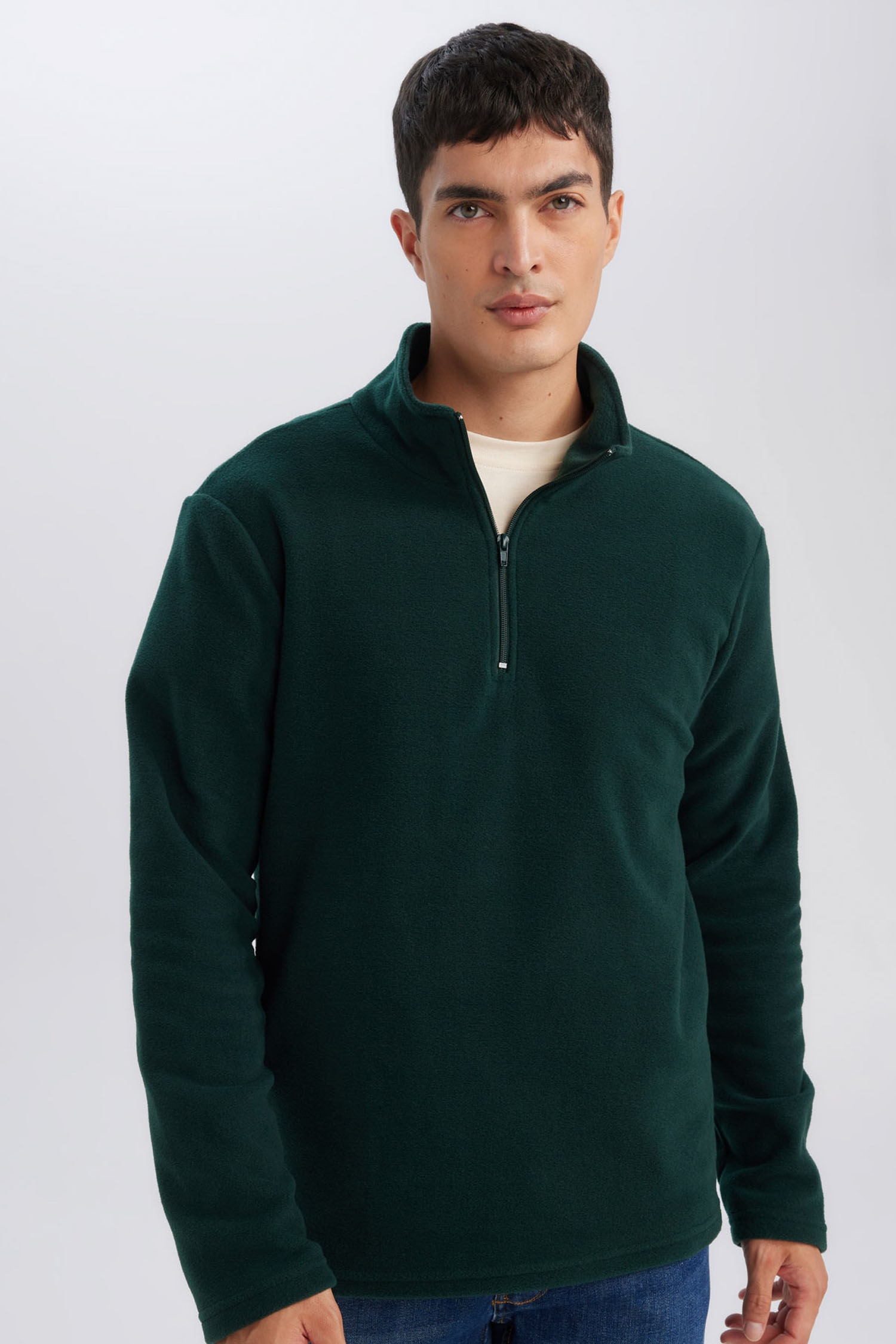 DeFacto Regular Fıt Polar Sweatshirt