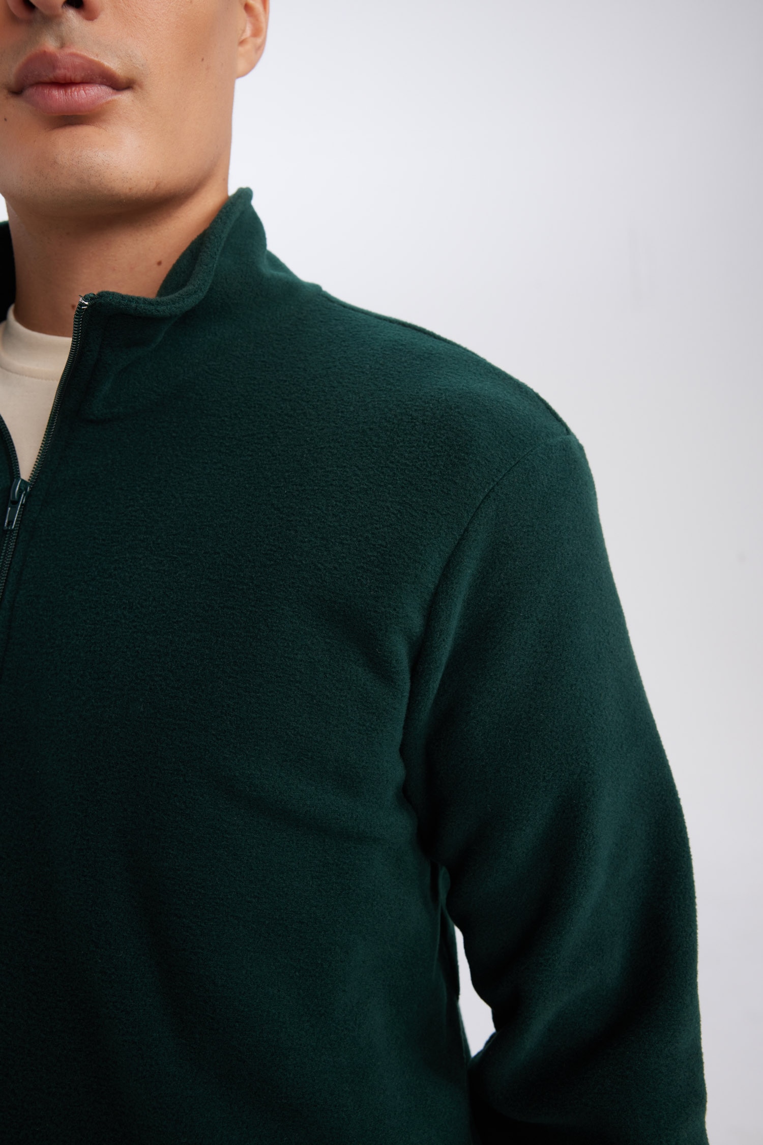 DeFacto Regular Fıt Polar Sweatshirt görsel 5