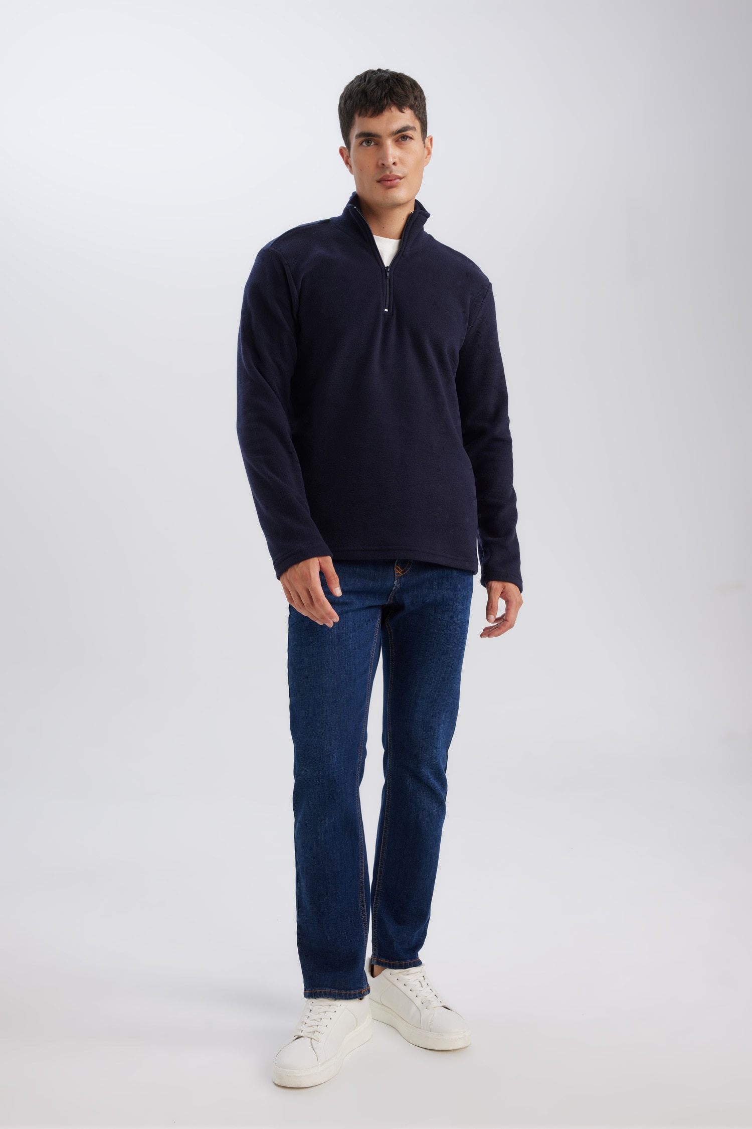 DeFacto Regular Fıt Polar Sweatshirt görsel 2