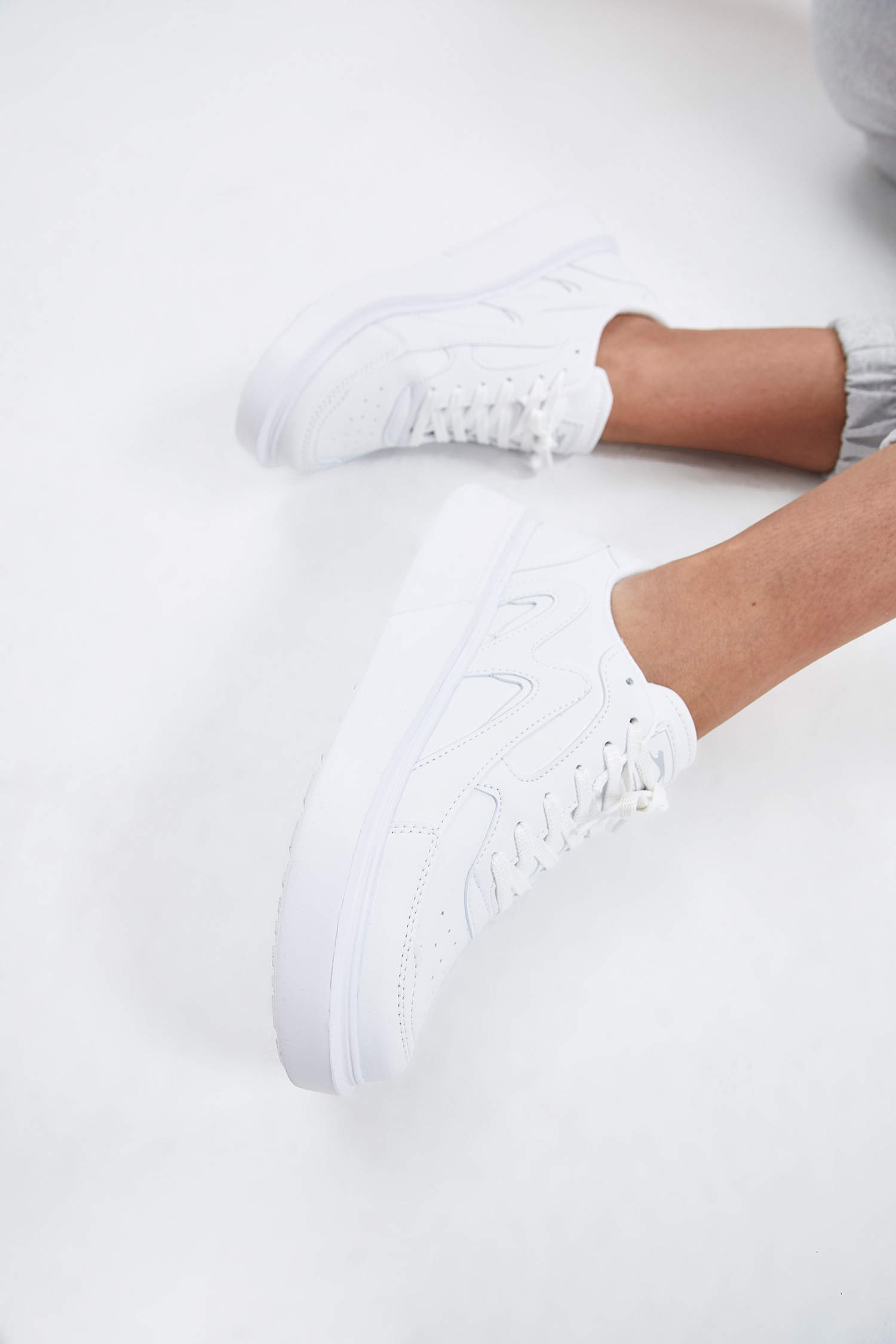 Defacto Slazenger Zenıa Kadın Beyaz Sneaker. 9