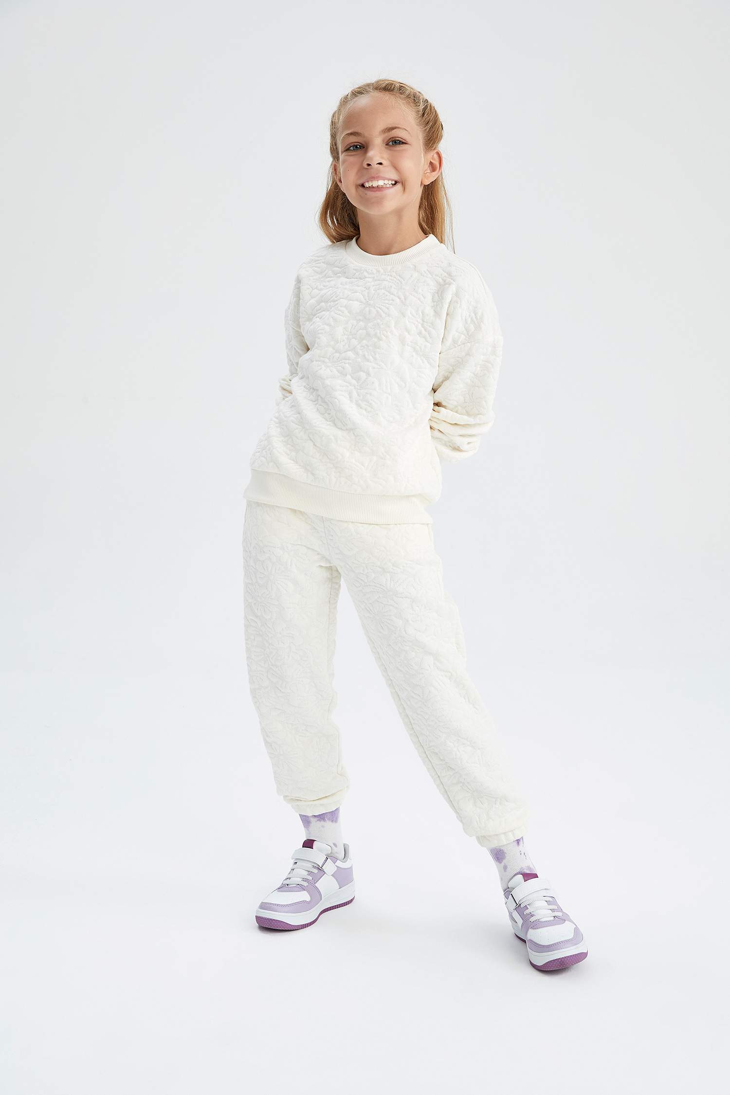 Штаны джоггеры стандартного кроя для девочек