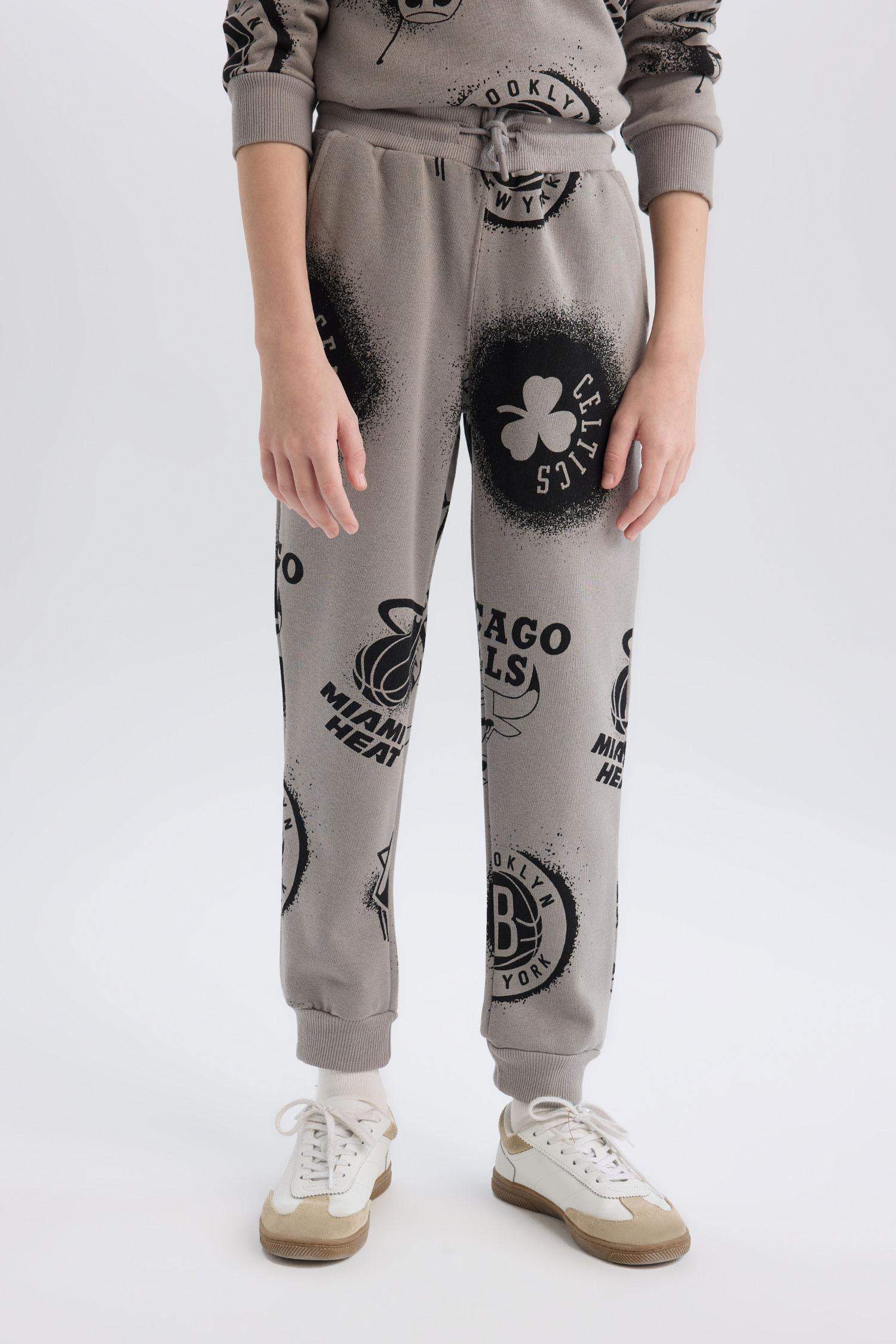 Erkek Çocuk NBA Current Teams Beli Paçası Lastikli Eşofman Altı