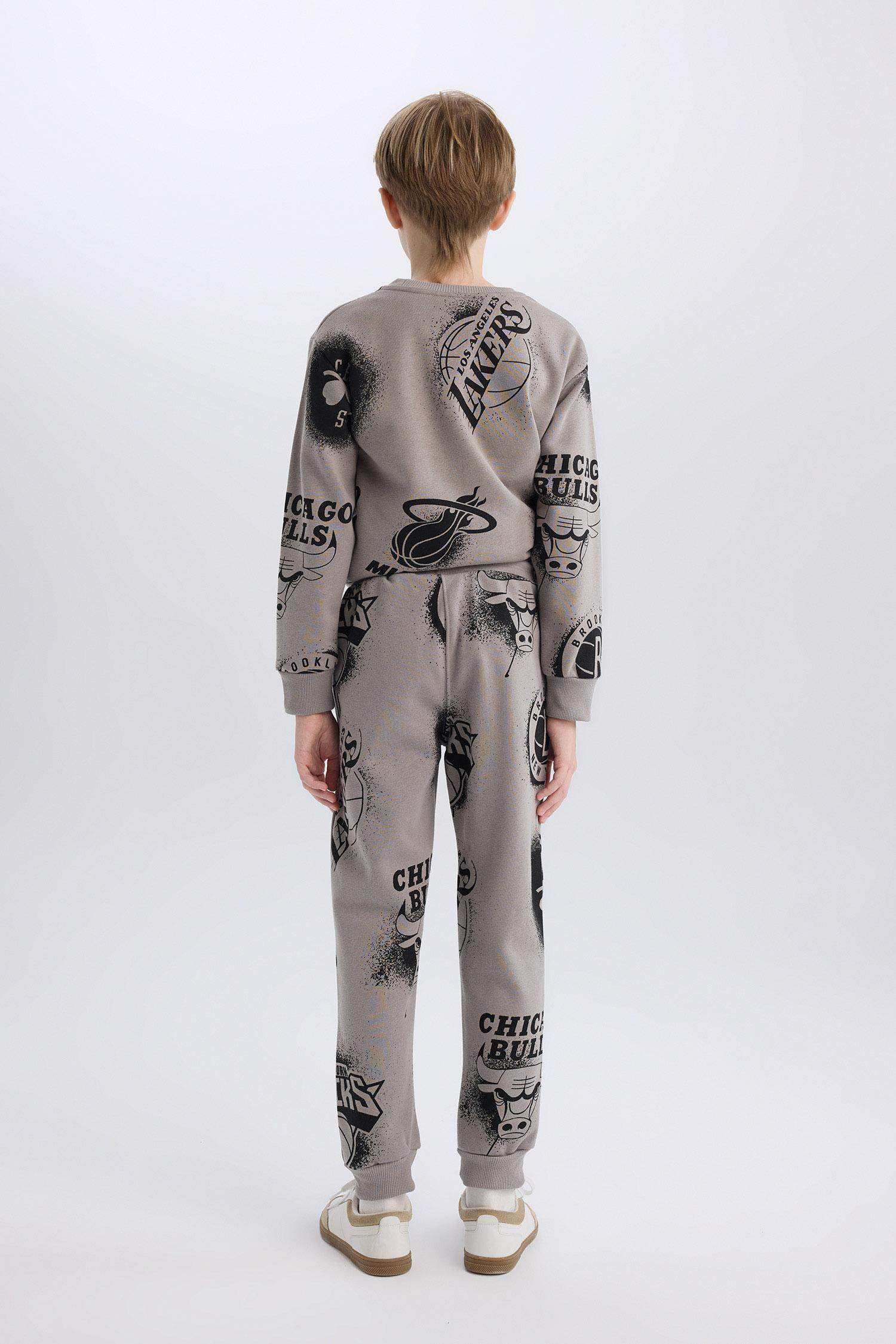 Erkek Çocuk NBA Current Teams Beli Paçası Lastikli Eşofman Altı