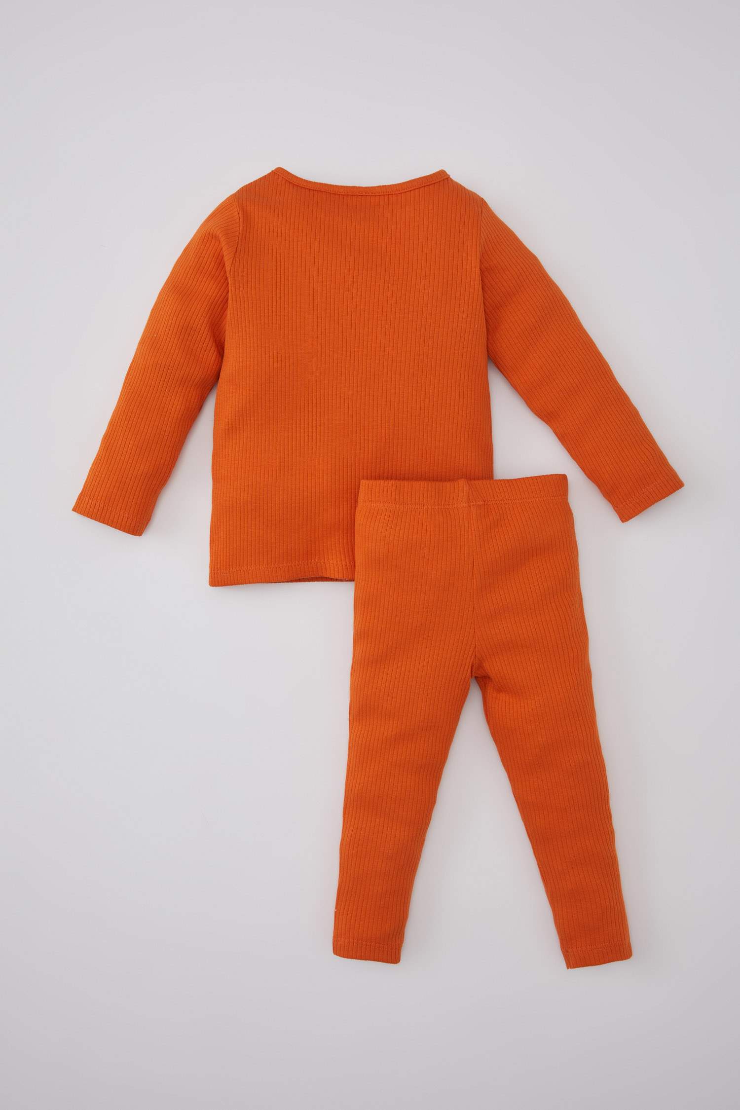 Pyjamas En Tricot Col Ras Du Cou Broderie Manche Longue 2 BéBé Fille