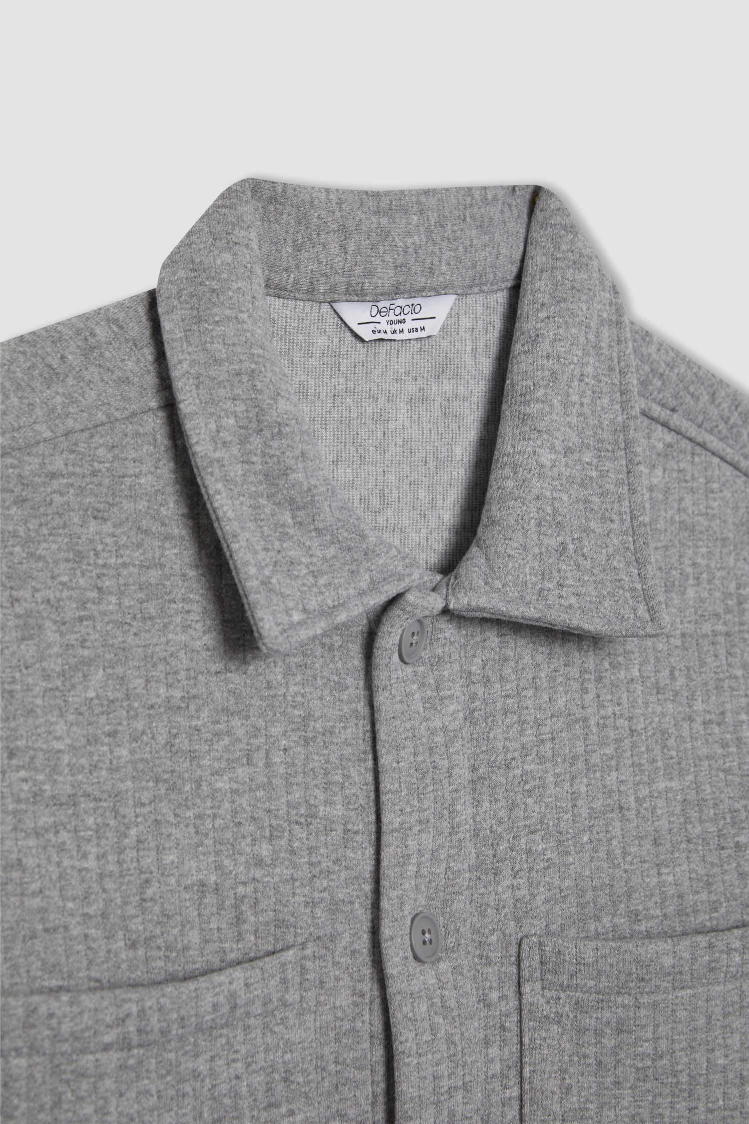 Рубашка стандартного кроя с длинным рукавом