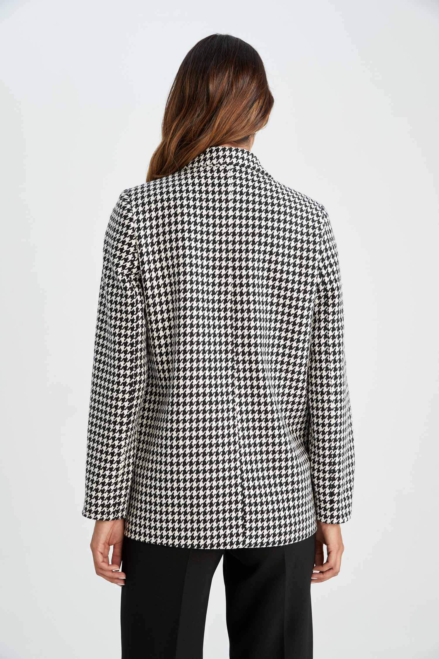 Oversize Fit Tweed Blazer