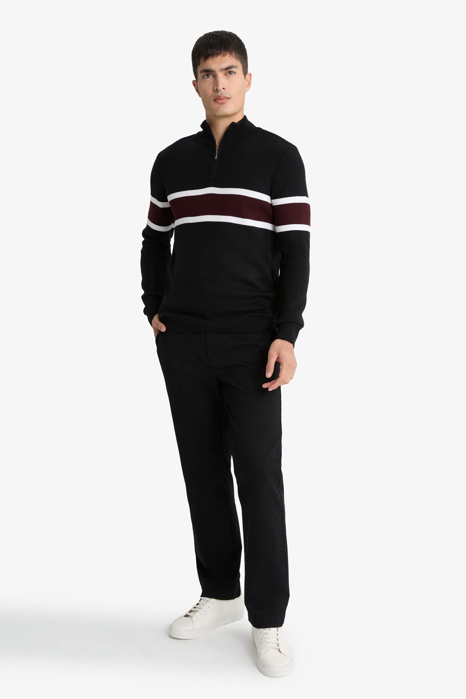 بلوفر تريكو قصة عادية هاي كول