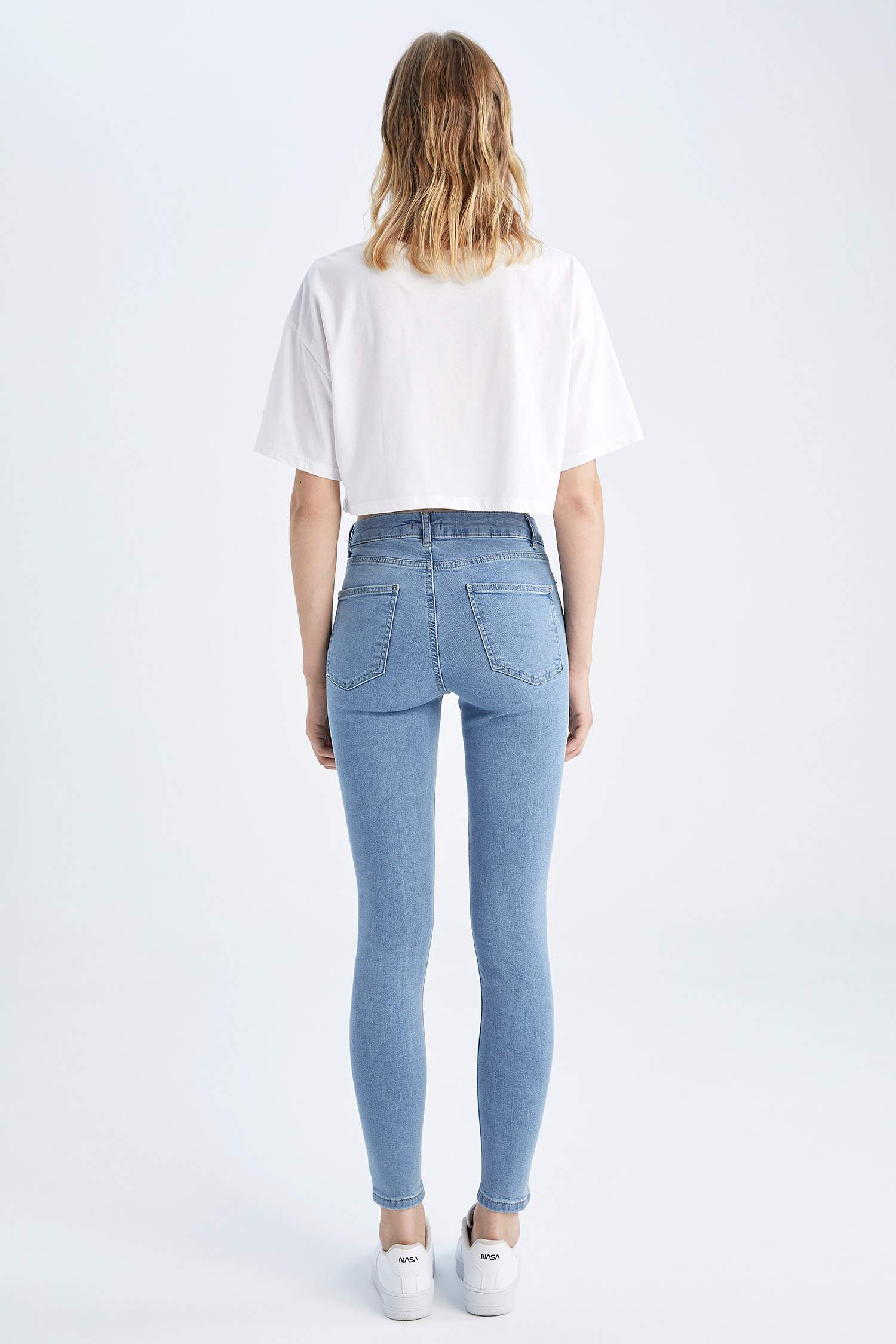 Skinny Fit Normal Waist Jeans