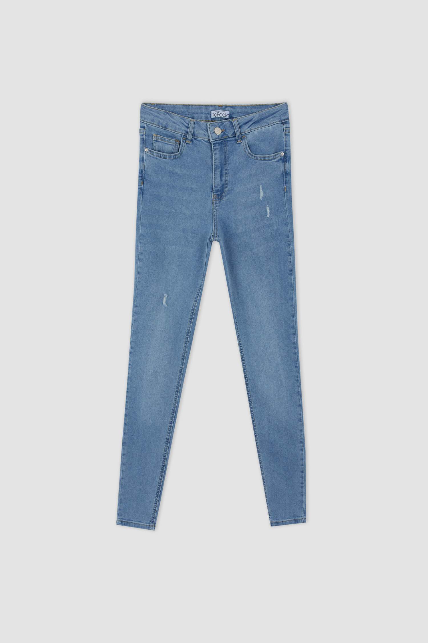 Skinny Fit Normal Waist Jeans