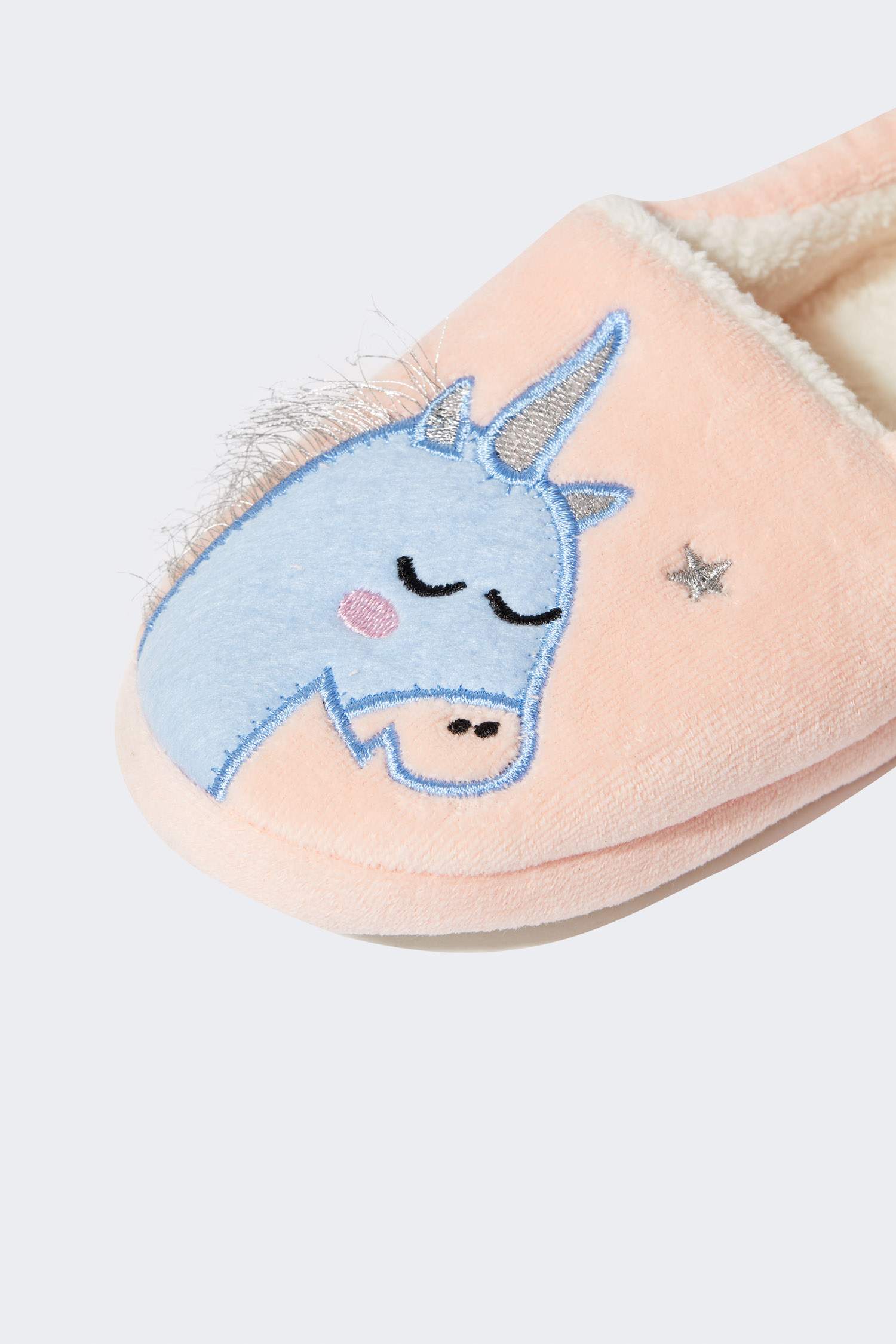 Kız Çocuk Düz Taban Ev Terliği