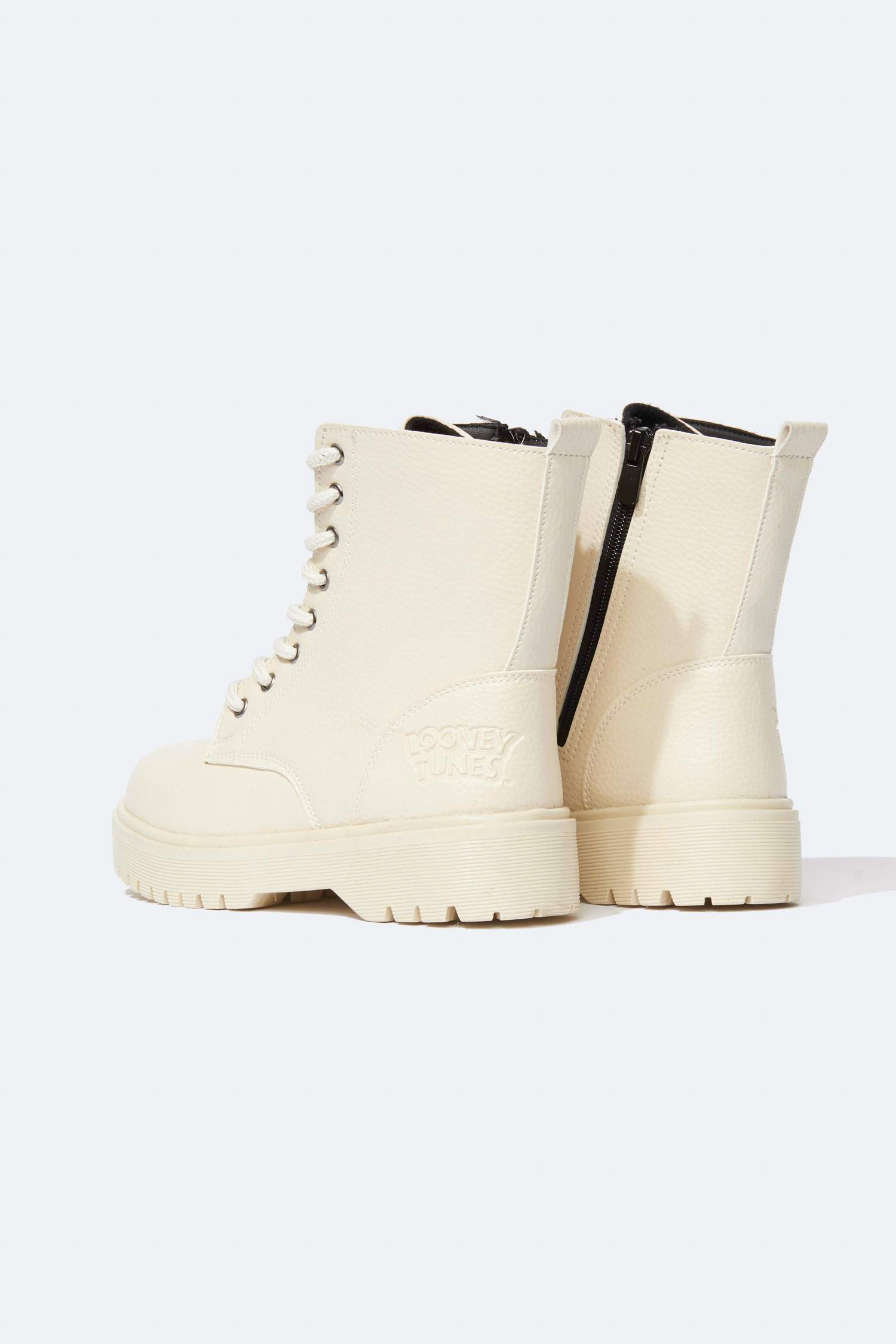 Looney Tunes Licensed Faux Leather Flat Sole Boots