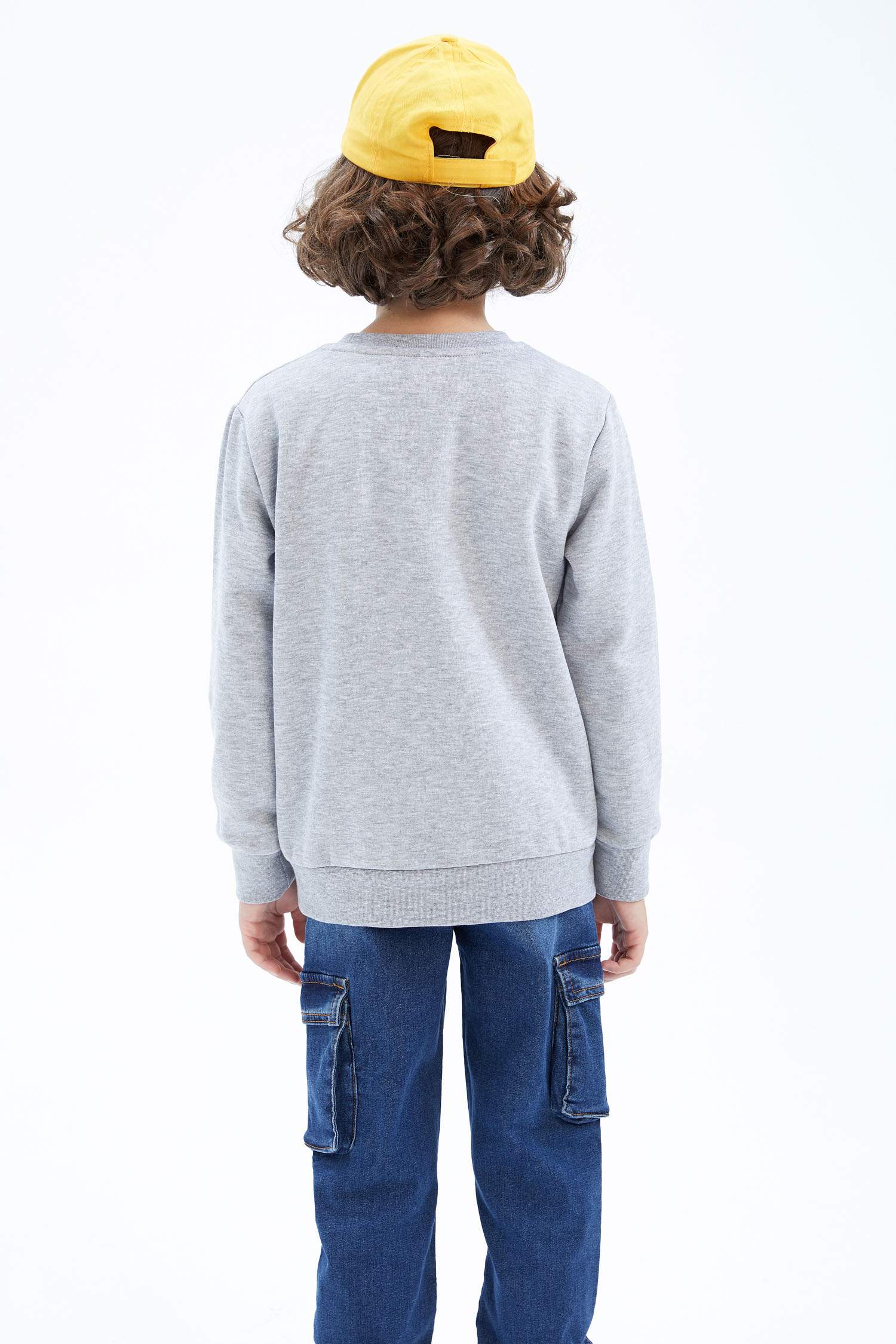 سويت شيرت ولادي بياقة مستديرة من باتمان