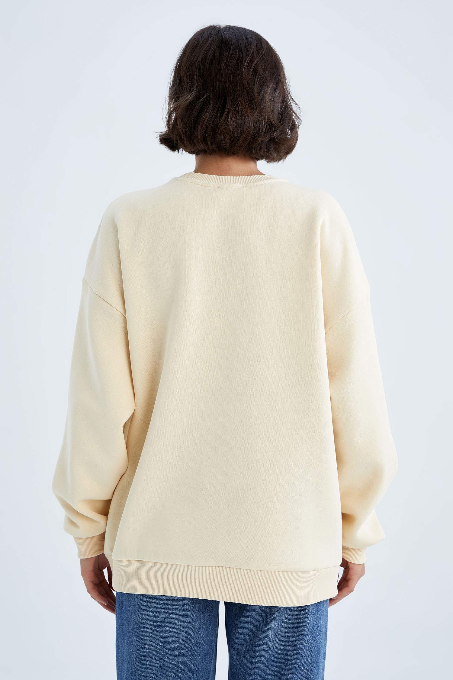 ORANDESIGNE Sweatshirts Femme Y2K Los Angeles Lettre Imprimé Sweat