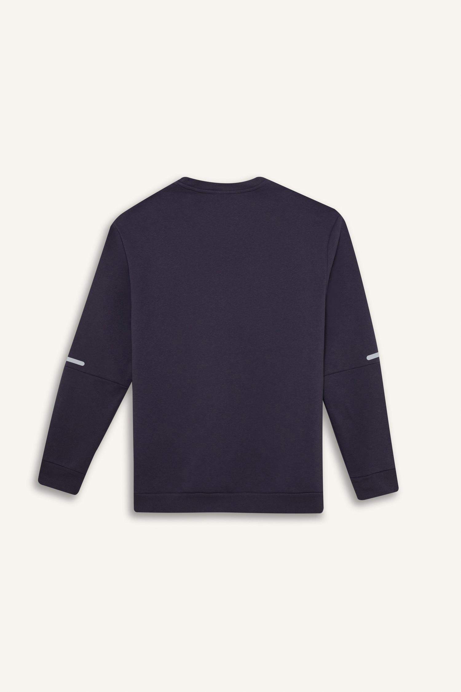 DeFactoFit Standart Fit Bisiklet Yaka Kalın Sporcu Sweatshirt