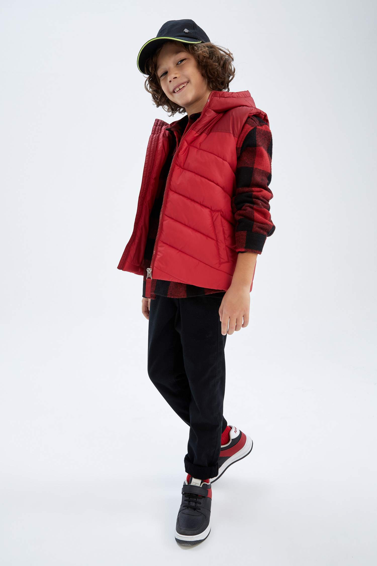 Boy Water Repellent Hooded Vest