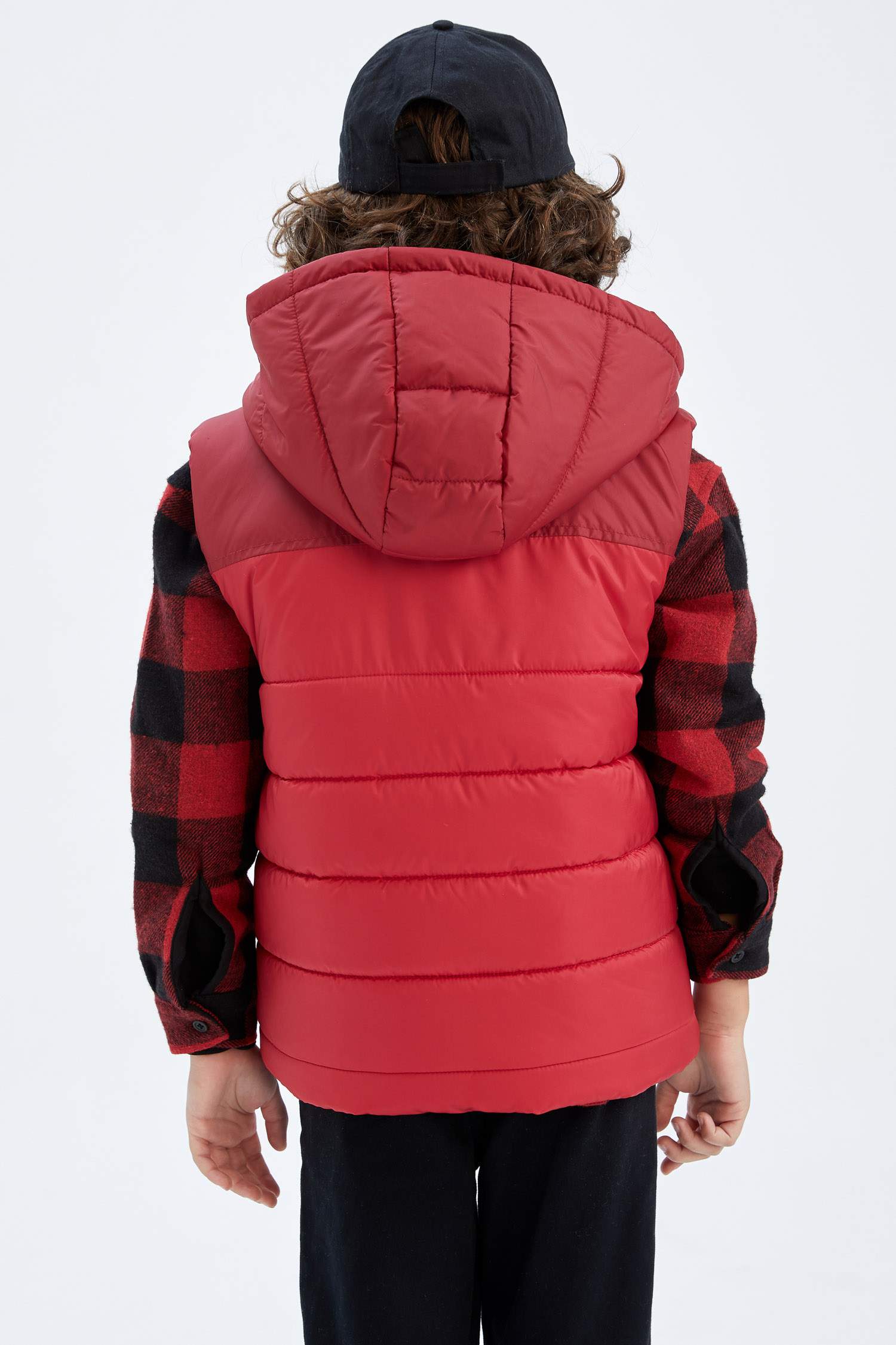 Boy Water Repellent Hooded Vest