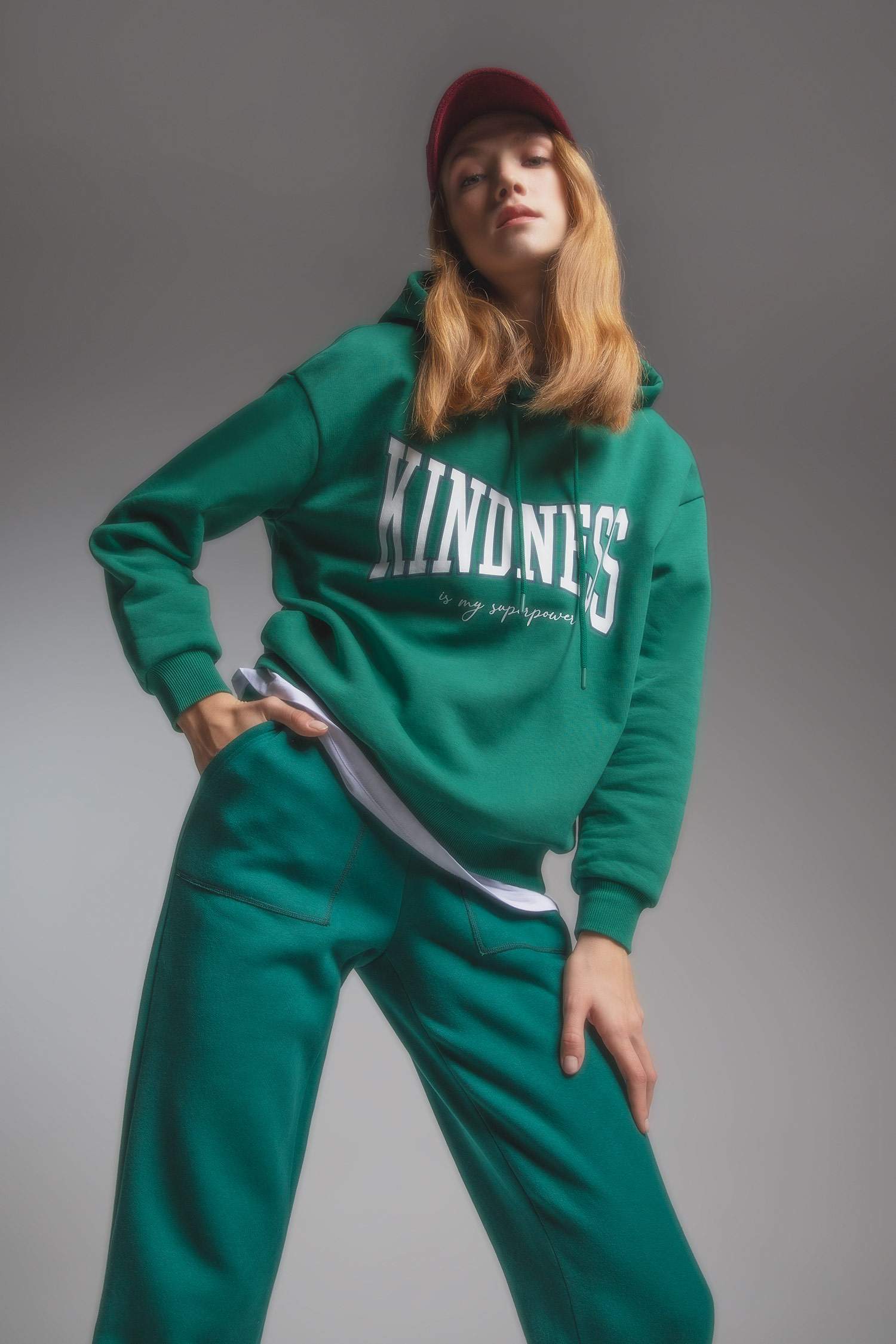 Regular Fit Slogan Sweatshirt