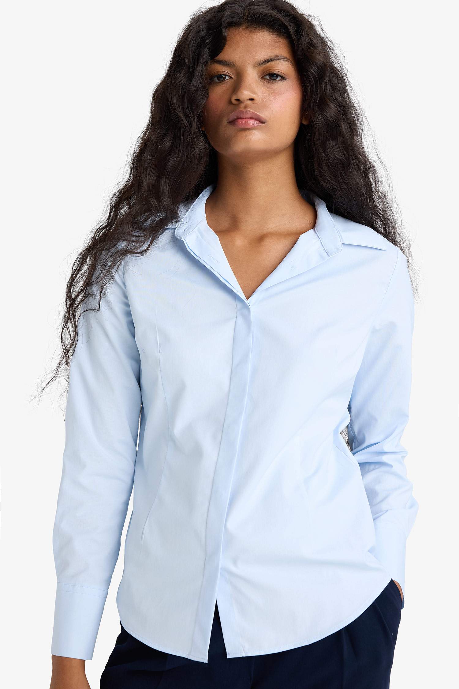 Fitted Bengali Long Sleeve Shirt