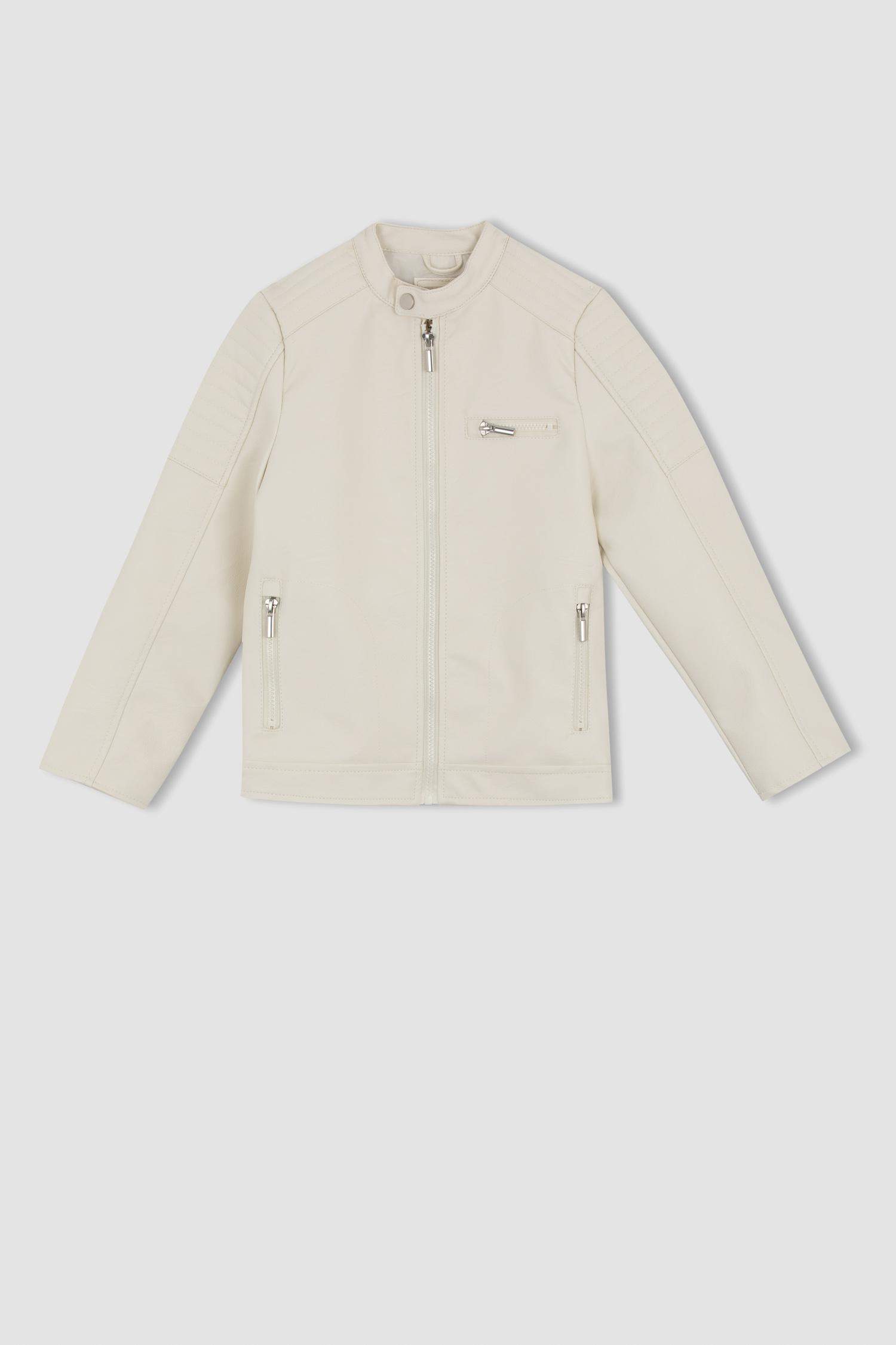 Ұлдарға белдік жаға ПУ Күртеше