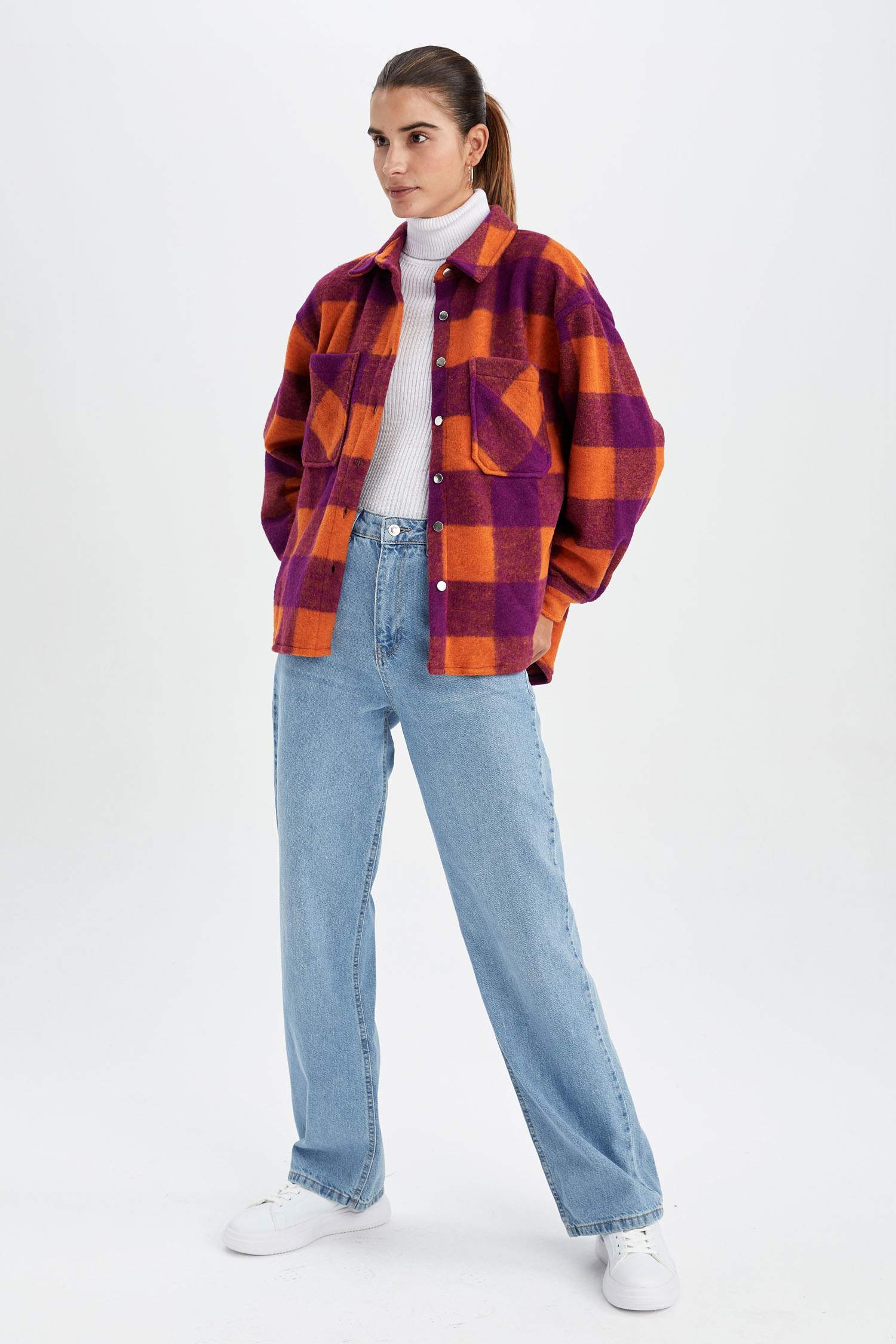 قميص ردن طويل قماش الفانيلا