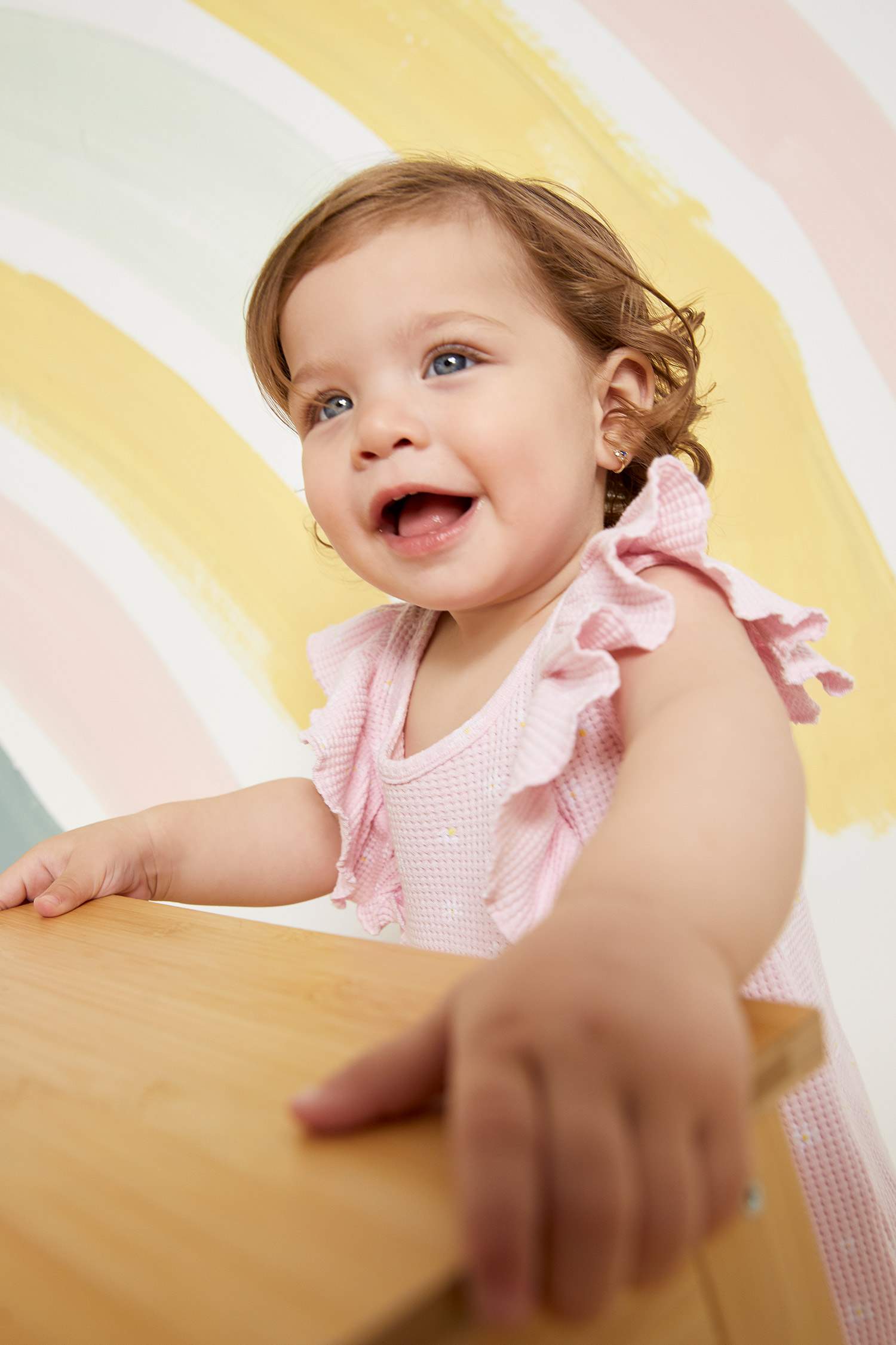 Боди стандартного кроя с круглым вырезом для новорожденных