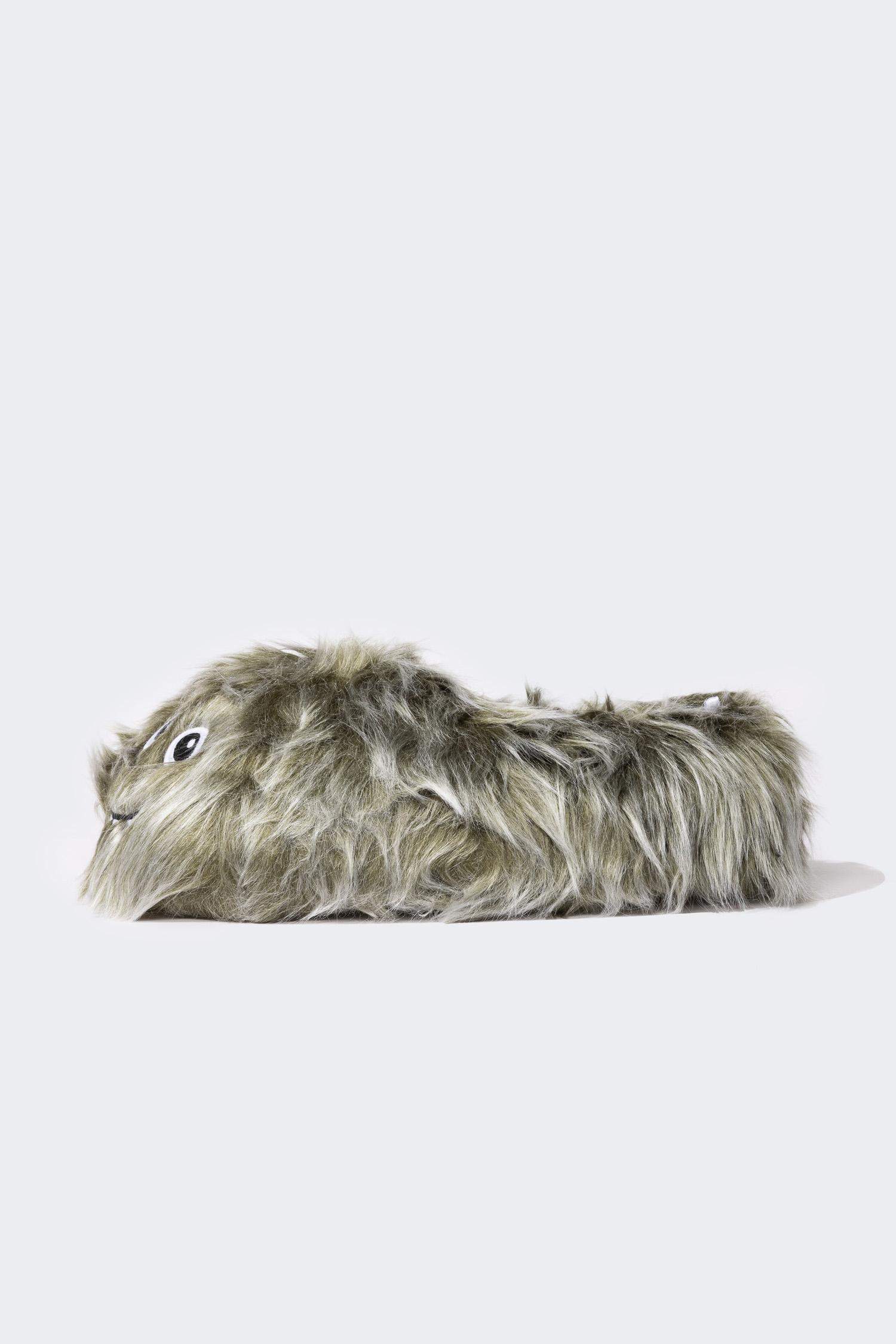 شبشب منزلي نسائي بكعب مسطح بدون أربطة شتوي Fall In Love من