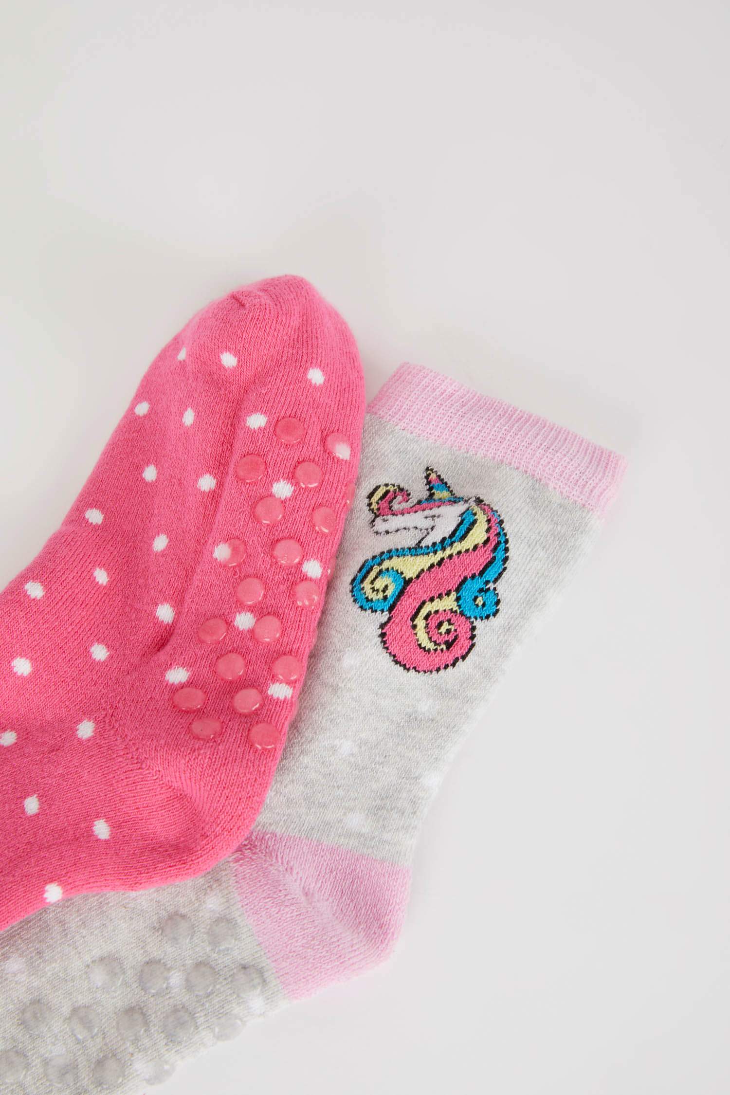 Махровые носки из хлопка для девочек, 2 пары