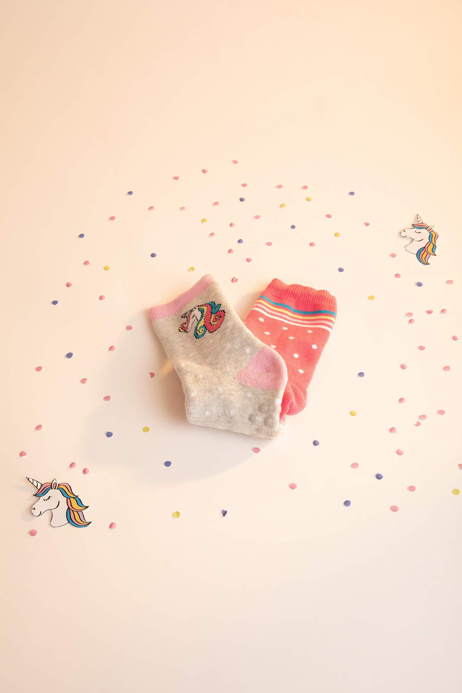 Махровые носки из хлопка для девочек, 2 пары