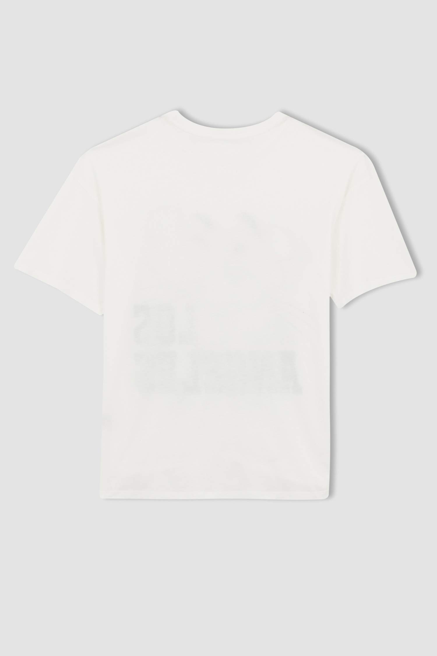 T-Shirt À Manches Courtes Oversıze Fıt Imprimé Pink Panther