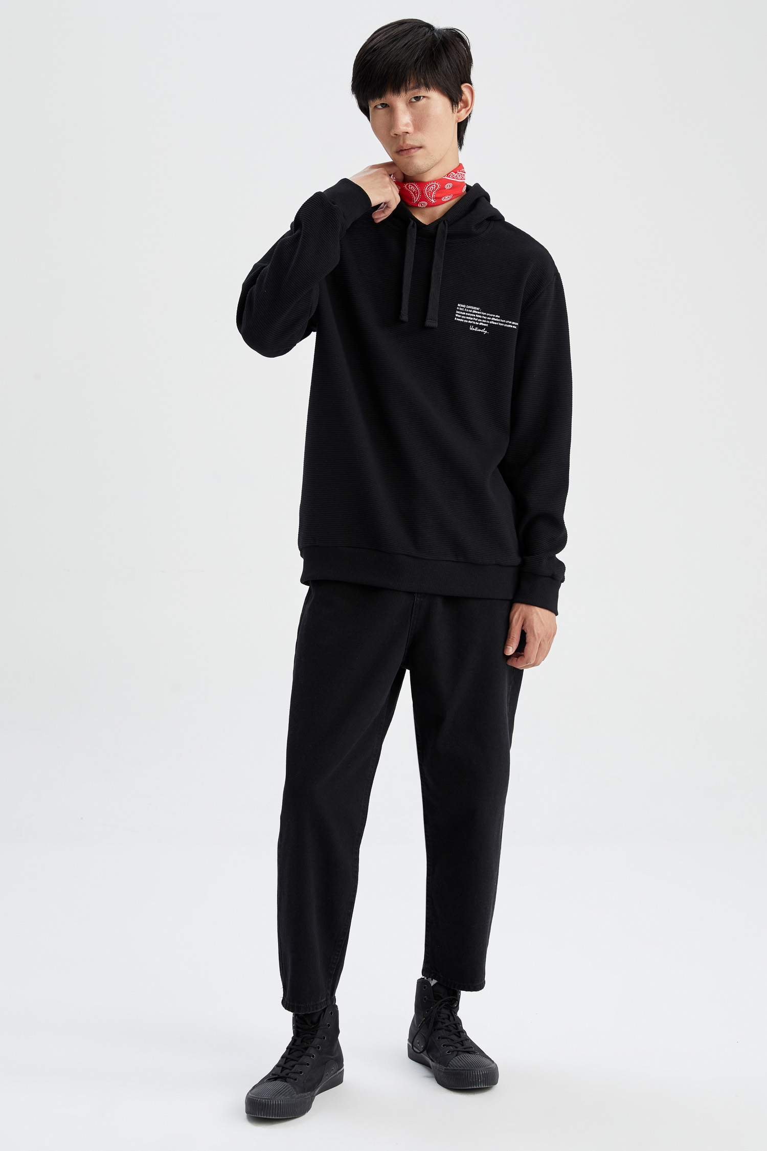 қалыпты пішім минималл бас киімді Свитер