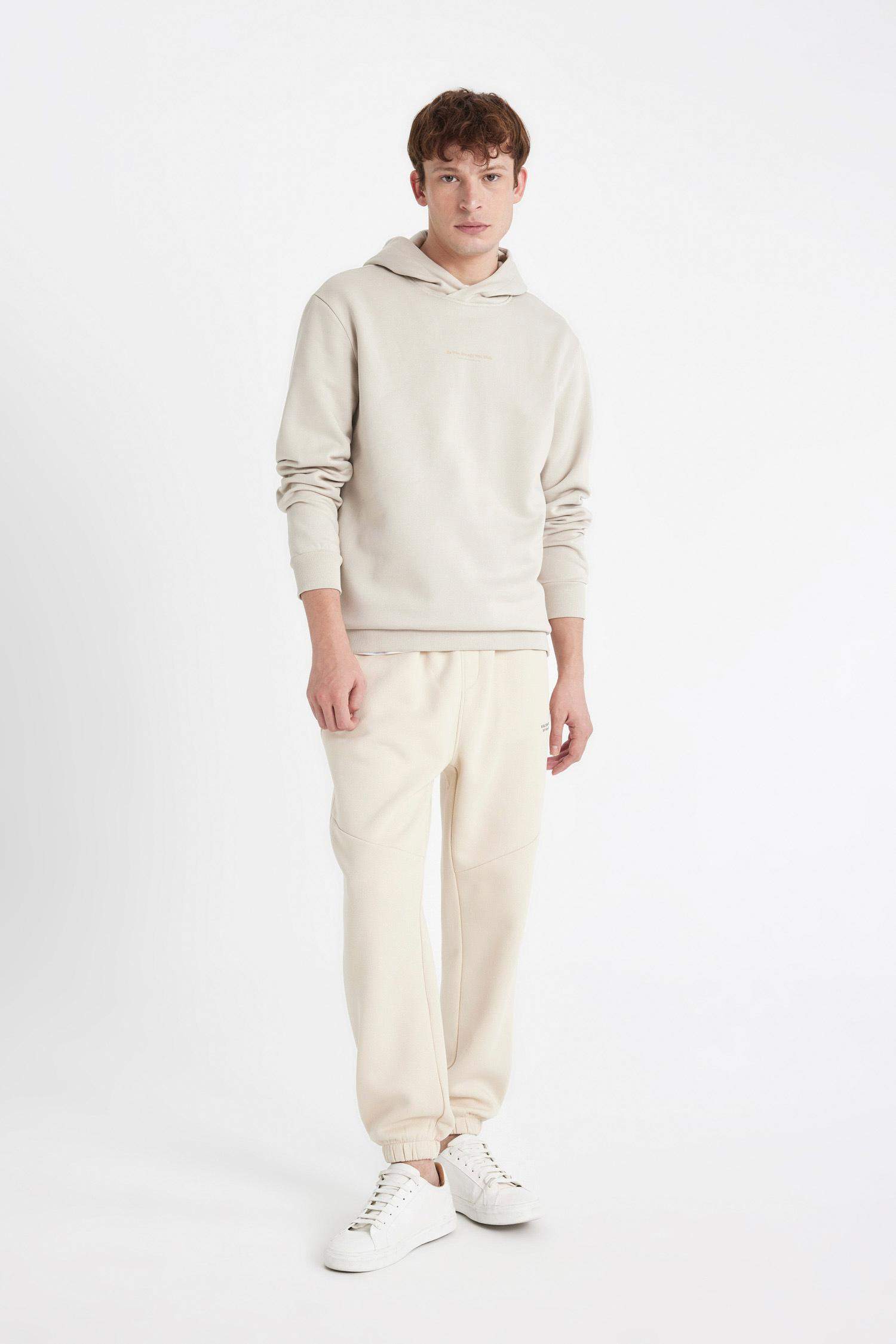 بنطلون بجامة رياضي قصة عادية بجيب ورجل مطاطي