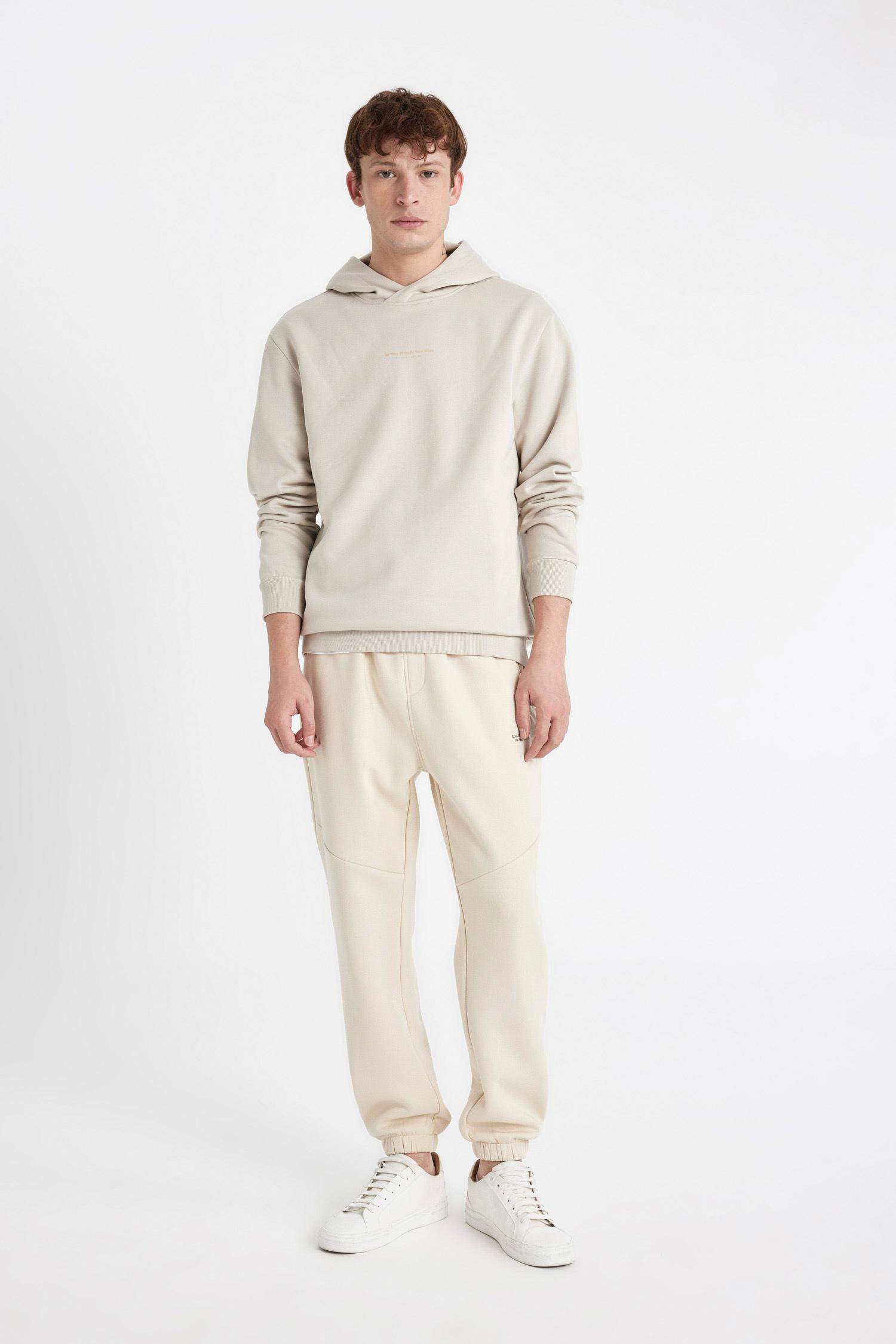 بنطلون بجامة رياضي قصة عادية بجيب ورجل مطاطي