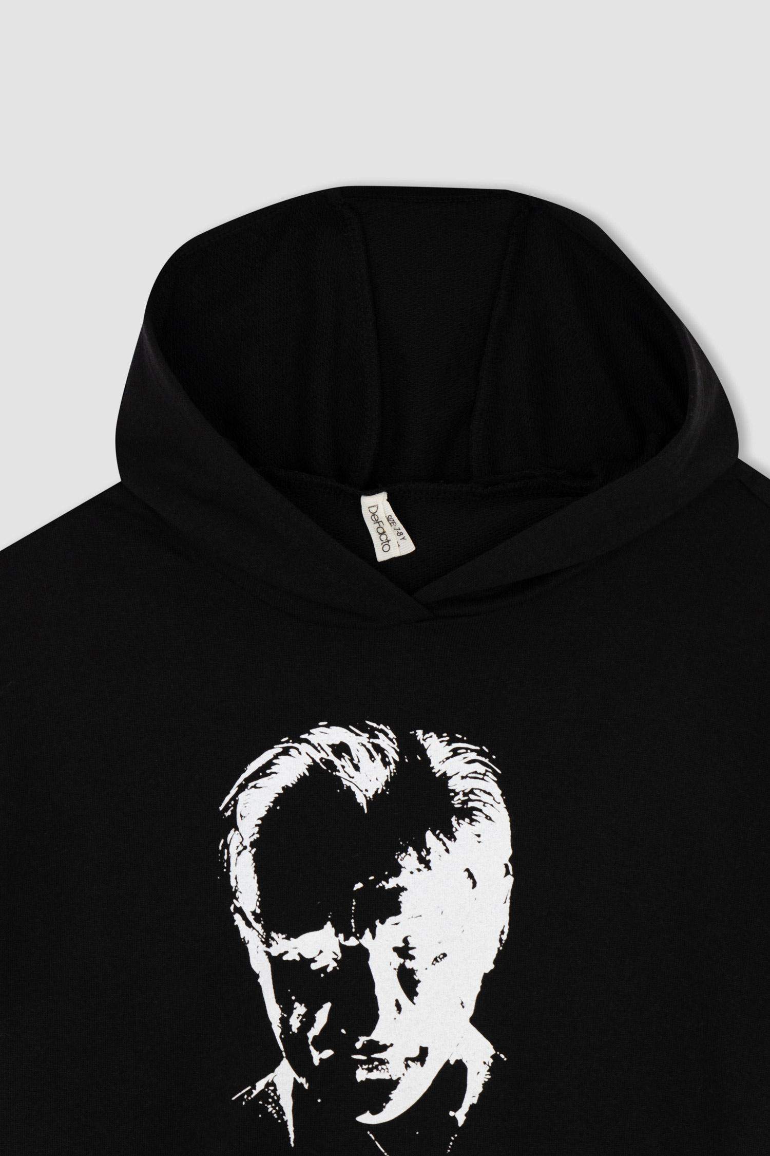 Світшот стандартного крою з товстої тканини для дівчаток