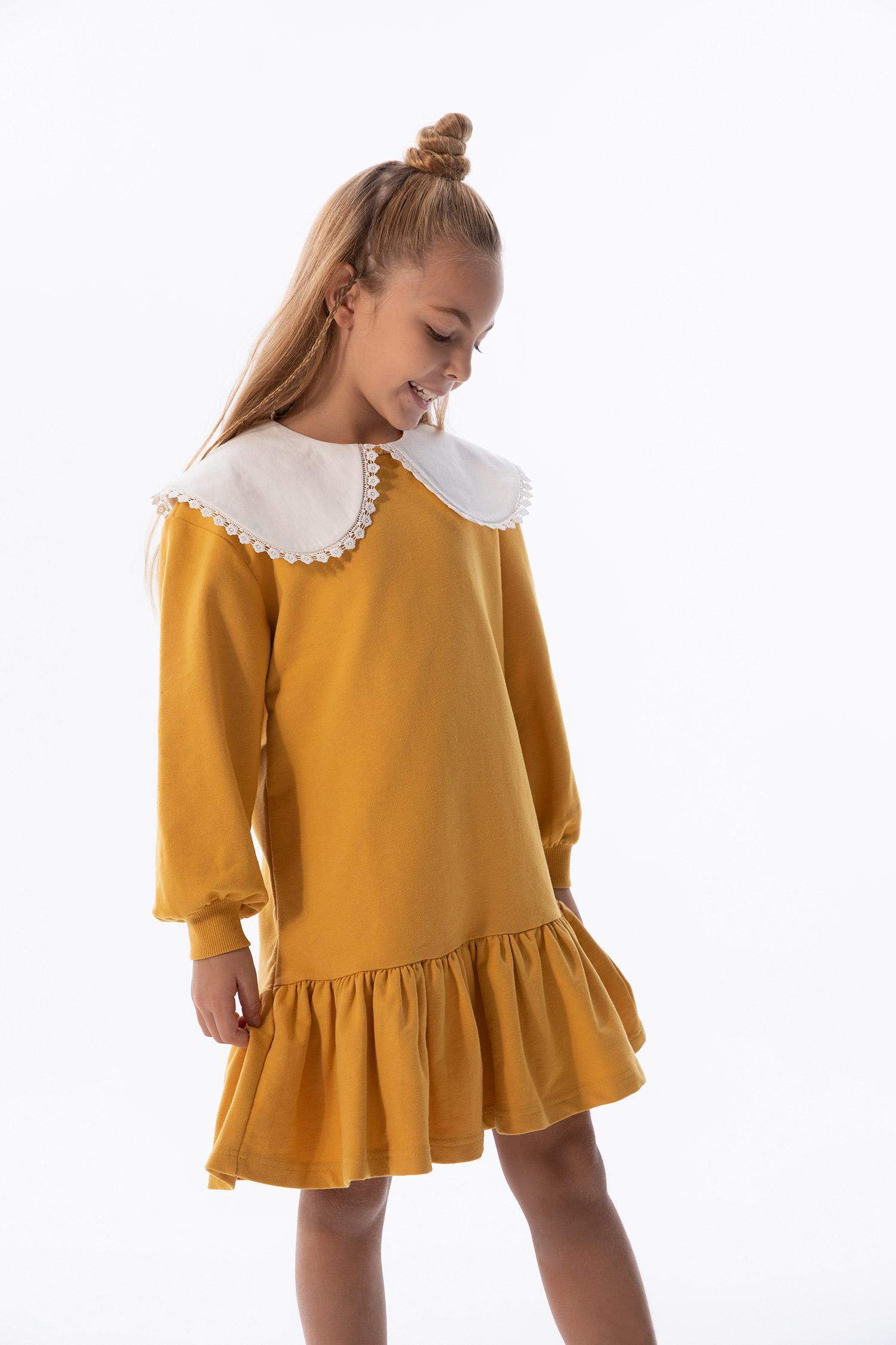 Mädchen Langarm Sweatshirt – Lässige Tunika Mit Streifen