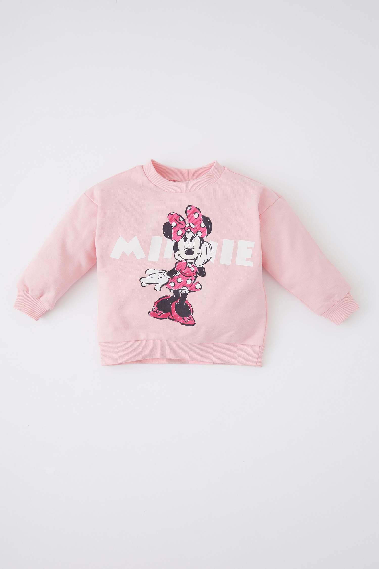 Свитшот стандартного кроя из тонкой ткани для малышей девочек