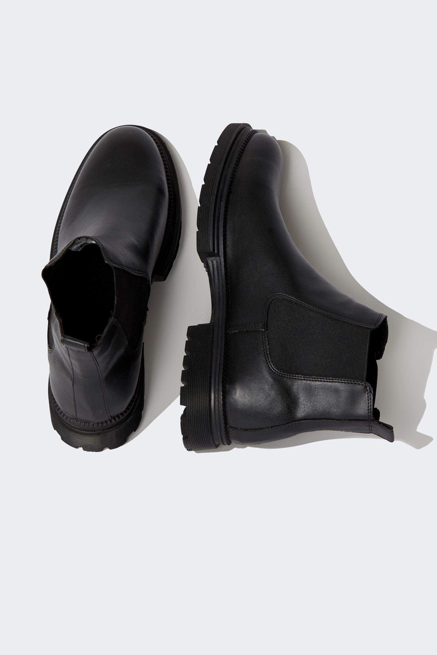 Erkek Yüksek Taban Suni Deri Bot