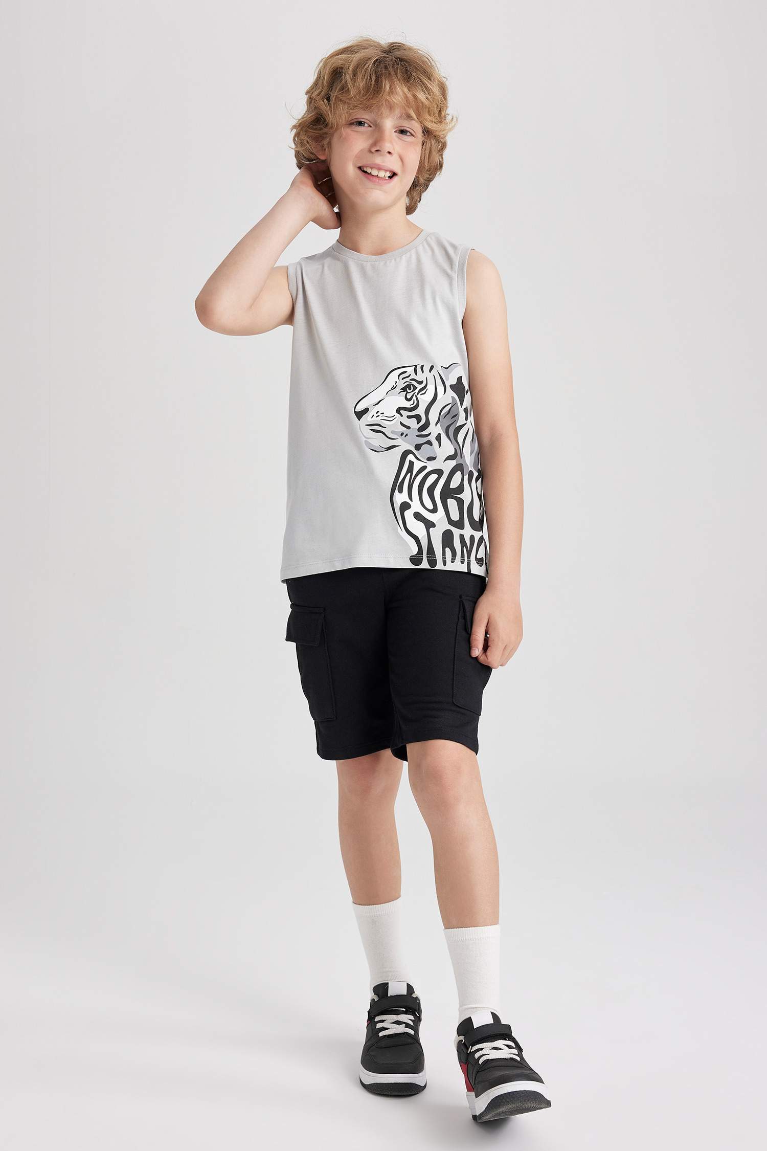 Майка с круглым вырезом для мальчиков