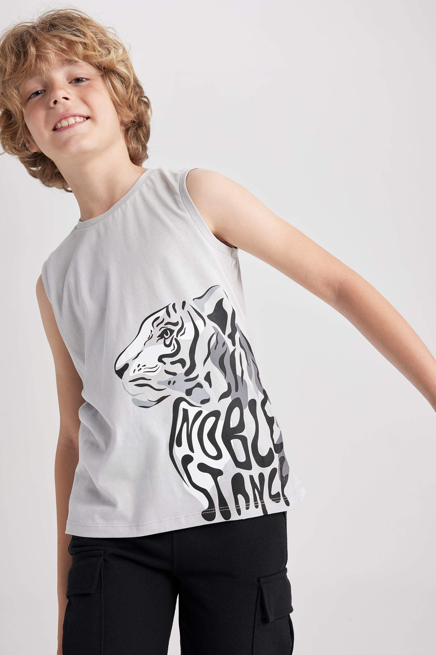 Майка с круглым вырезом для мальчиков